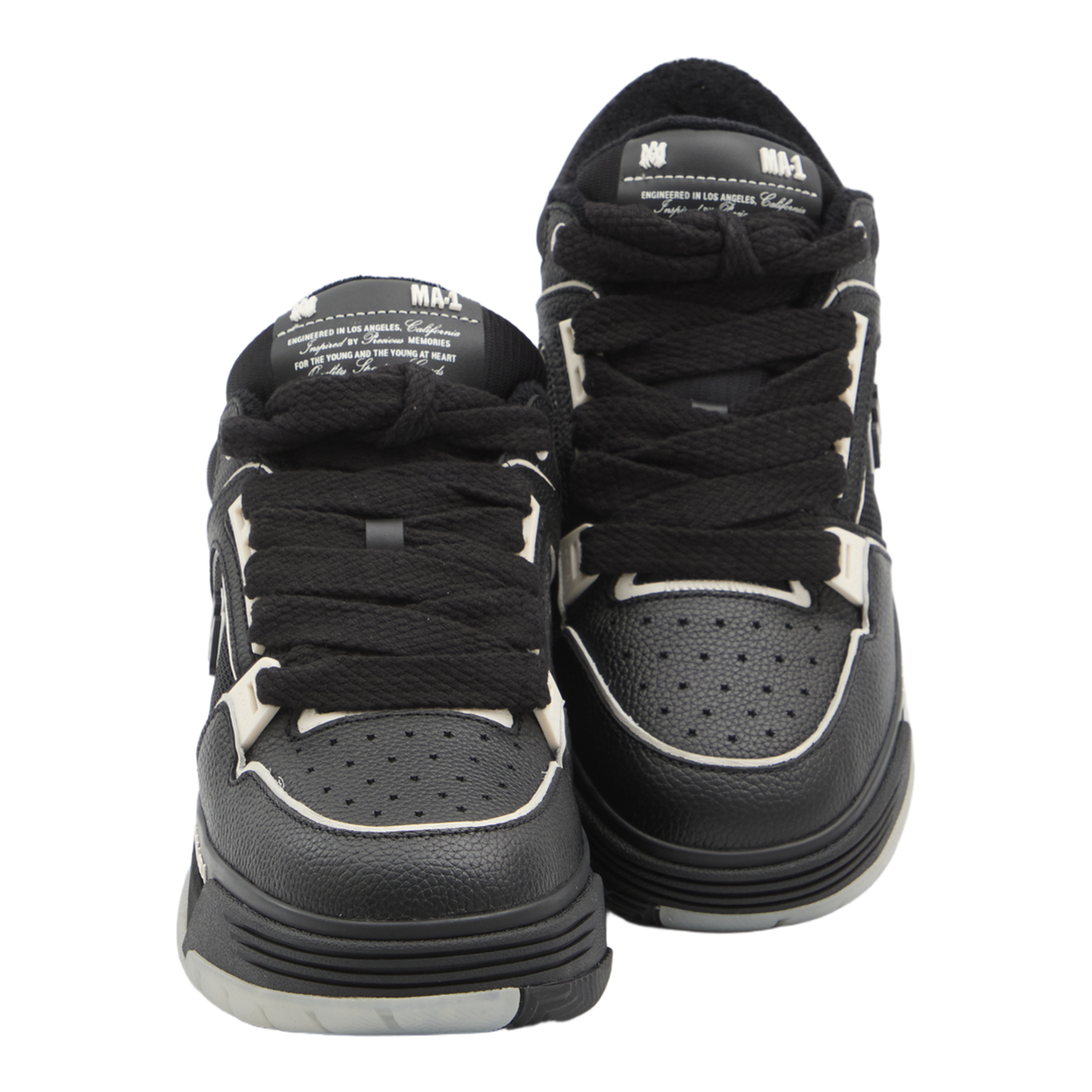 Leather Mesh Sneakers - Image 5