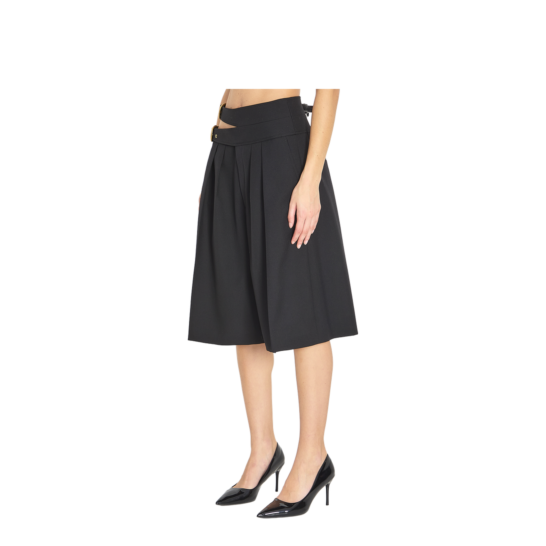 Bermuda Shorts with Double Belt - Image 2