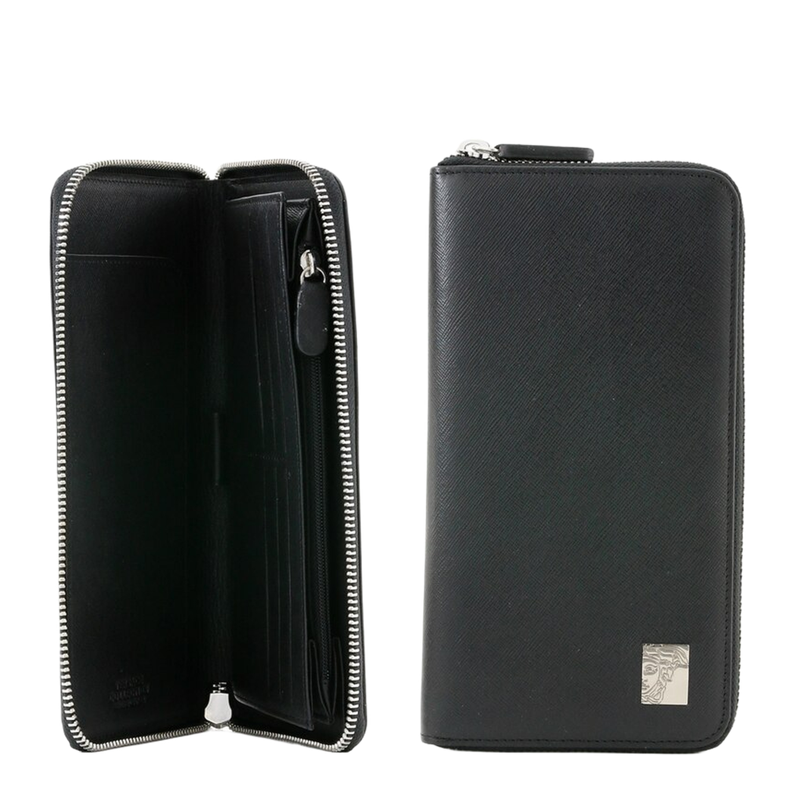 Leather Zip Around Wallet - Image 1