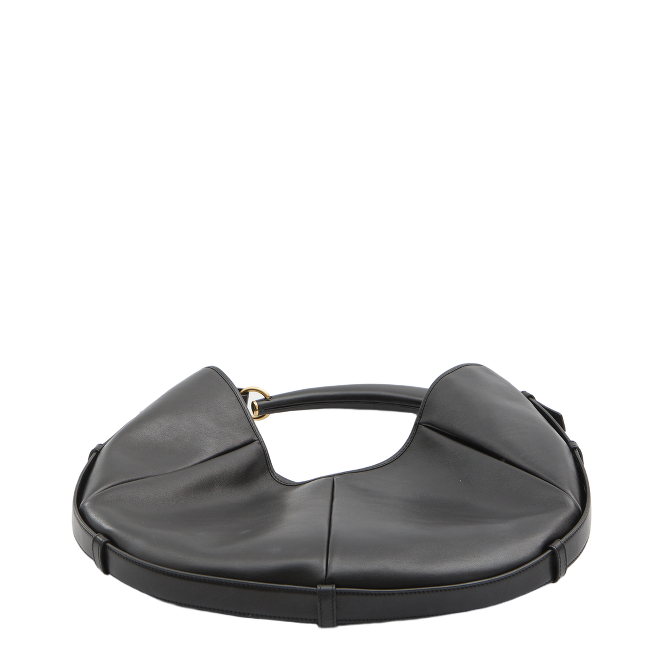 Mombasa Medium Padded Calfskin Hobo Bag - Black - Image 3