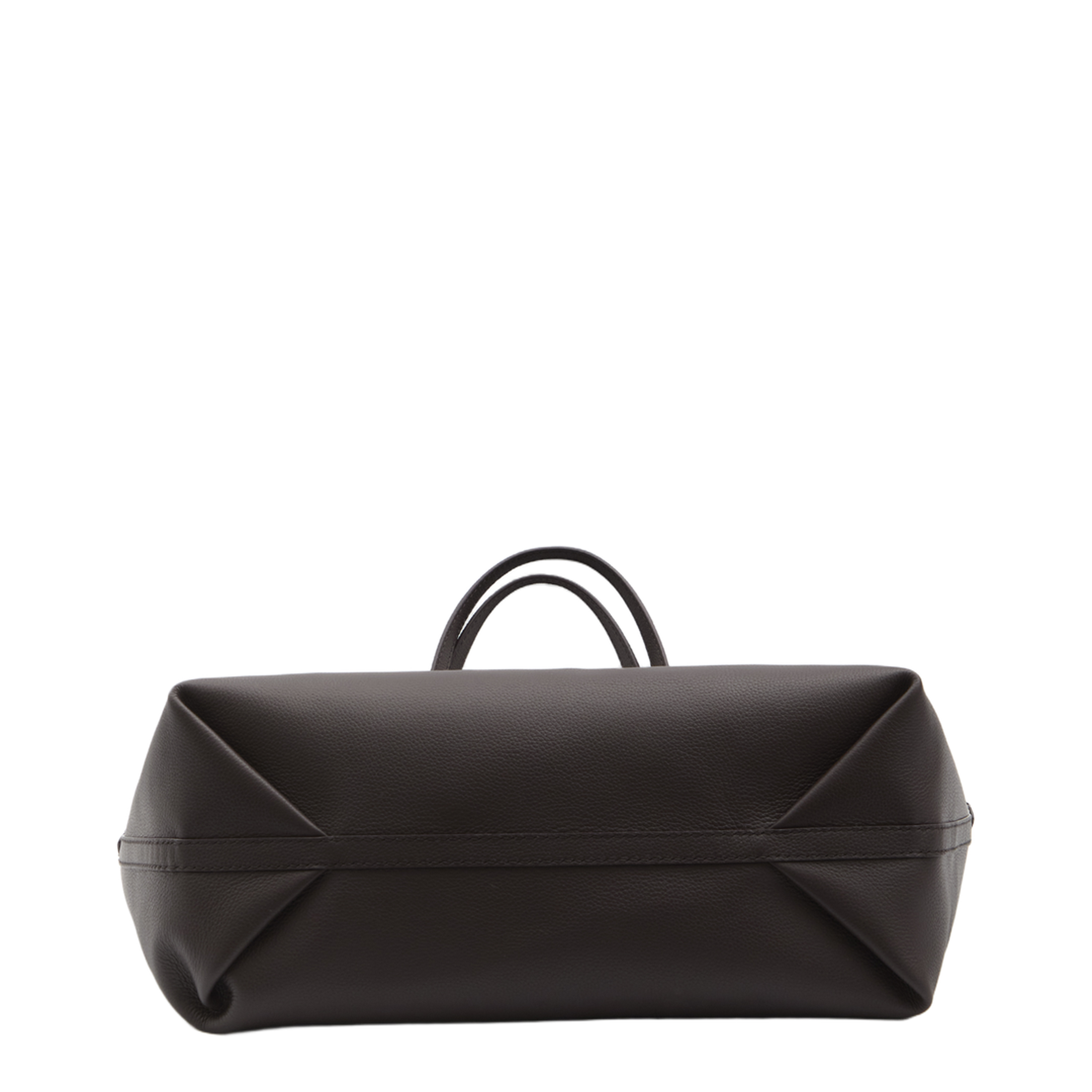 Bloomsbury Medium Calfskin Tote - Burgundy Brown - Image 3
