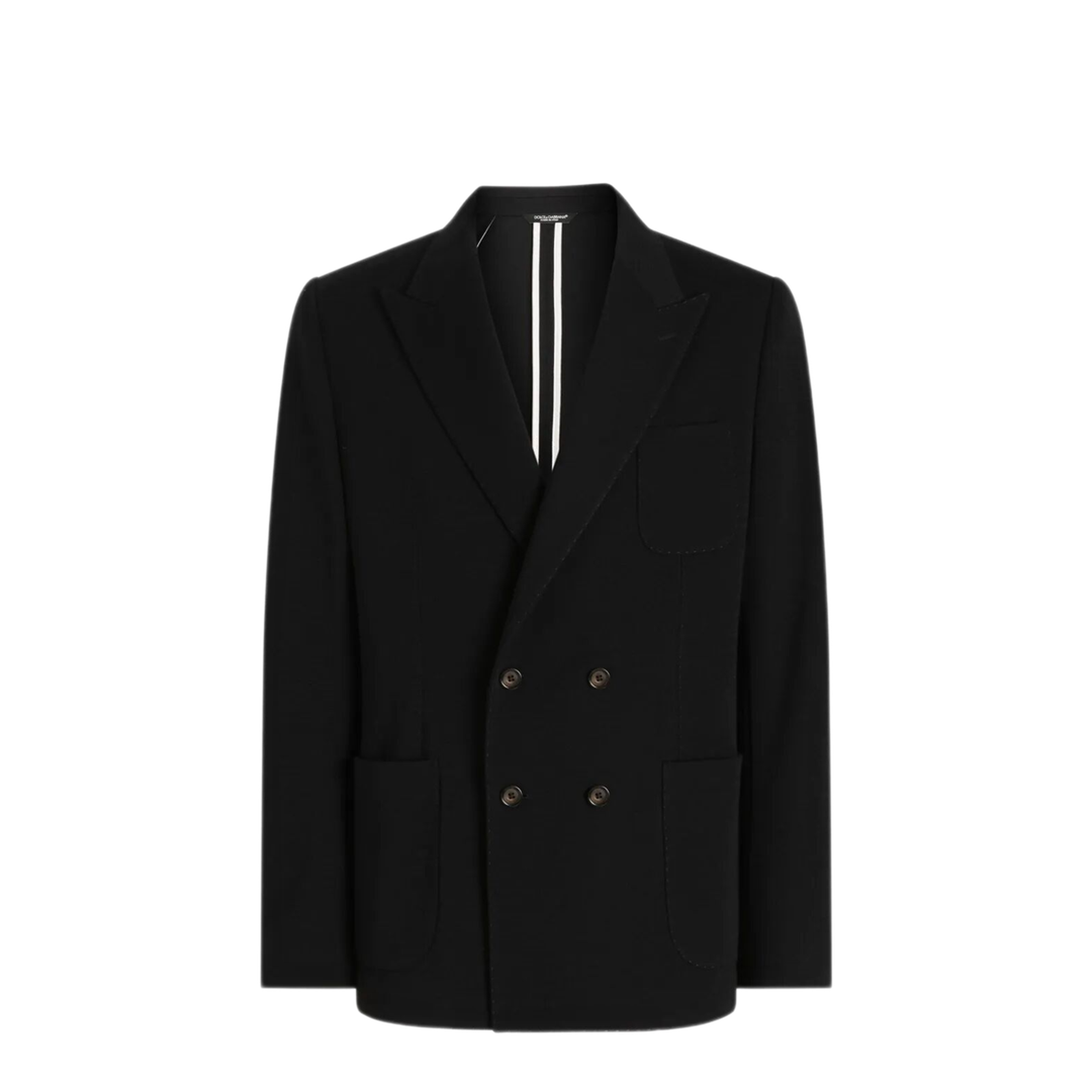 Double-Breasted Wool Blazer - Image 1