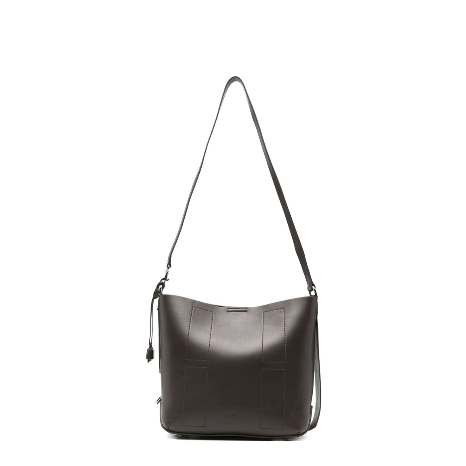 Hocket Small Leather Hobo Bag - Image 1