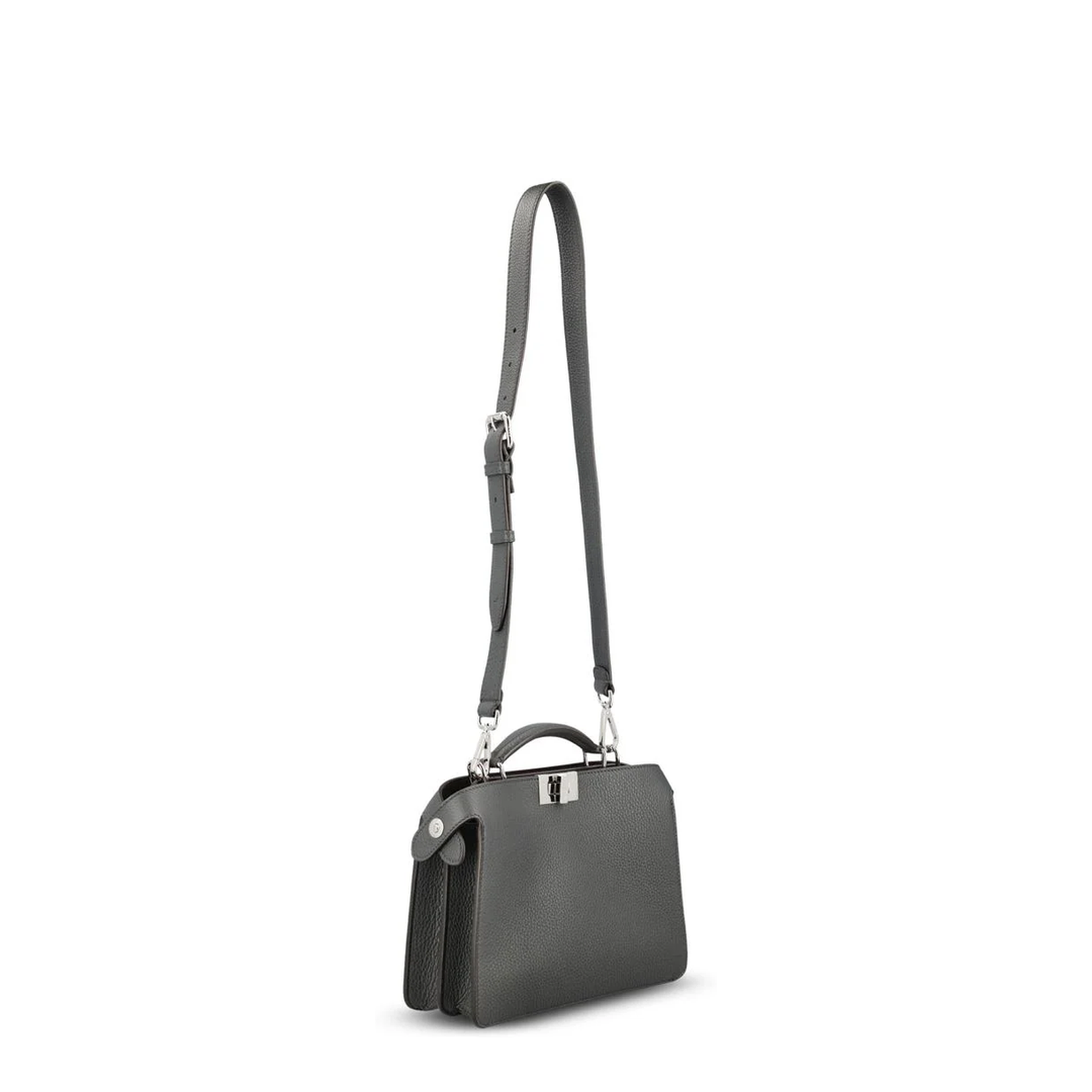 Peekaboo ISeeU Medium Satchel Bag Gray - Image 3