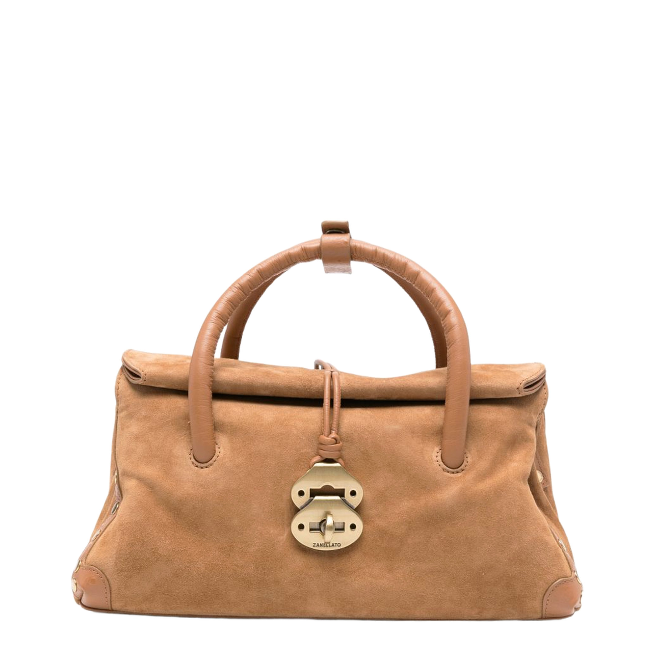 Dotta Baby Zashmere Suede Top Handle Bag - Cactus Brown Dorsoduro - Image 1