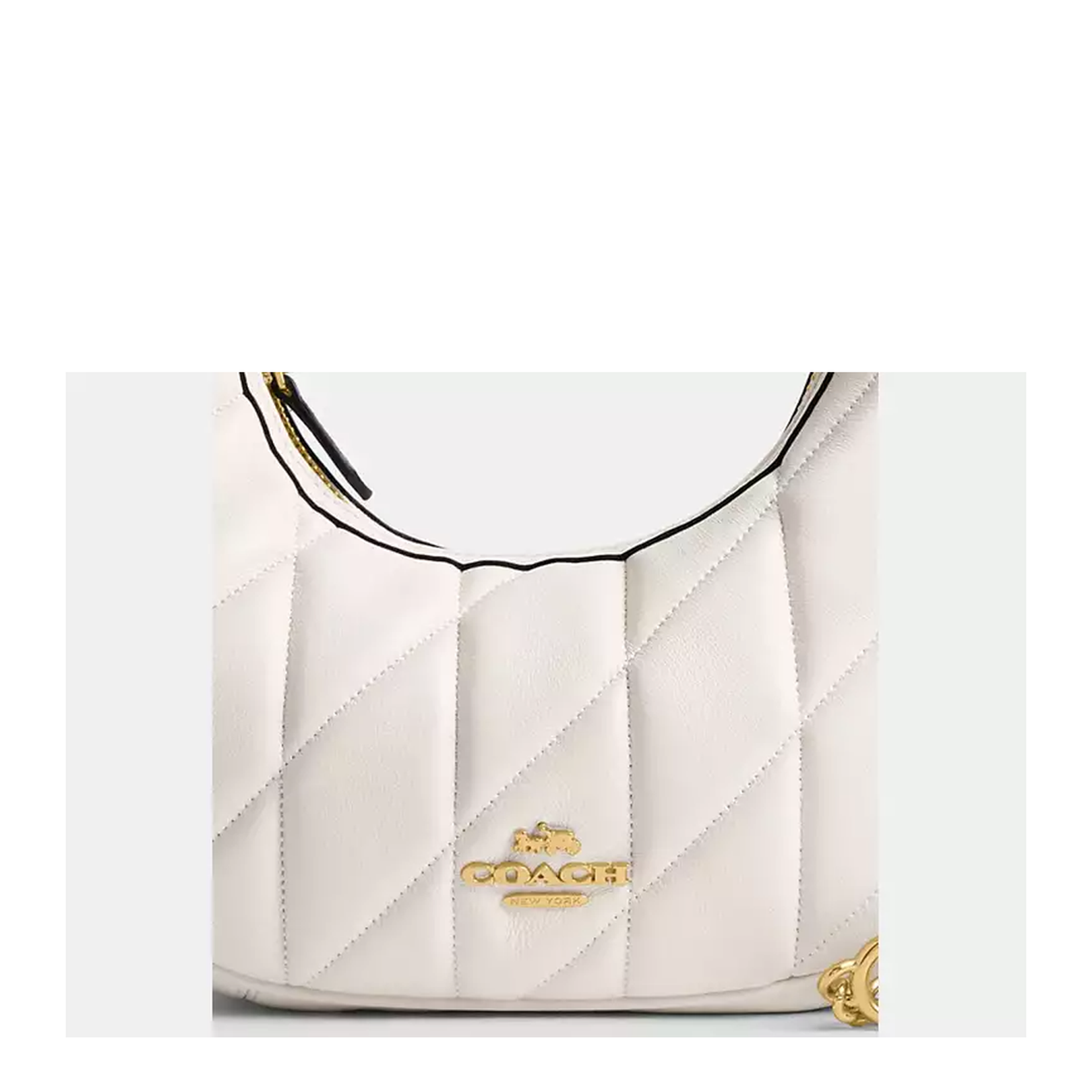 Carmen Mini Crossbody Bag With Quilting White - Image 3