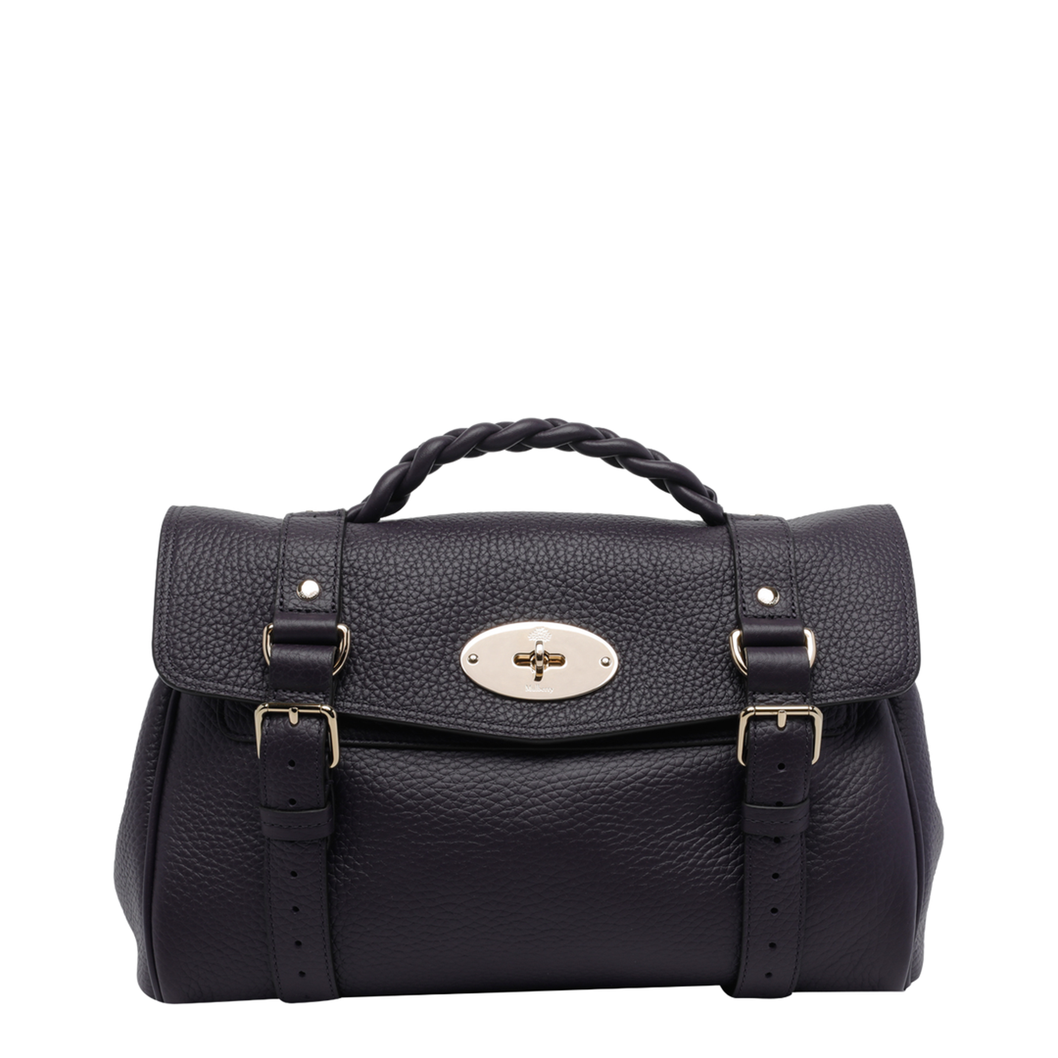 Alexa Calfskin Handbag - Purple - Image 1