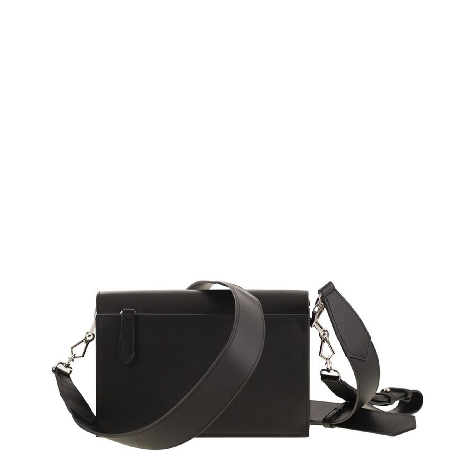 Biancaroughs Small Leather Crossbody Bag Black - Image 2