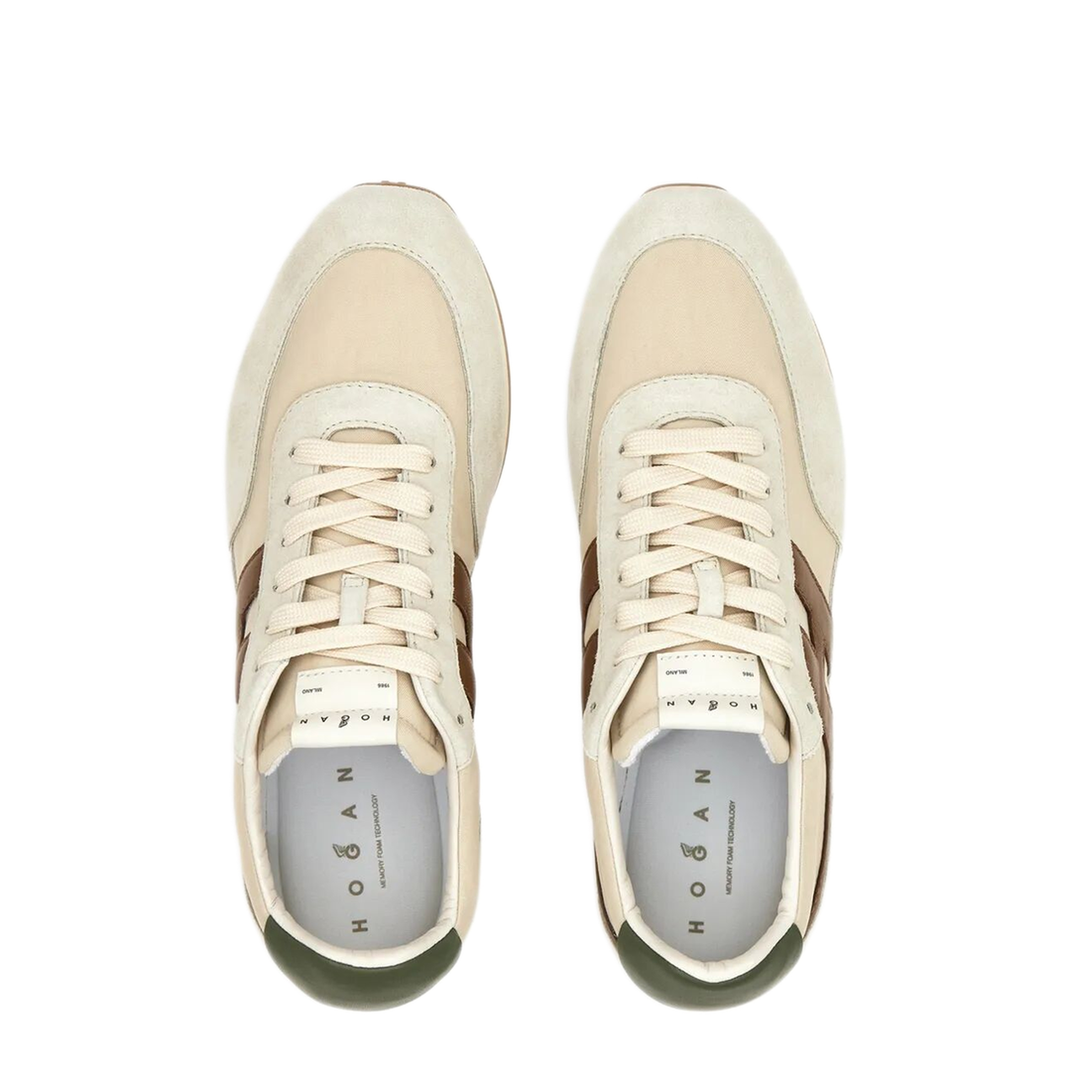 Athletic Suede and Fabric Sneakers - Image 10