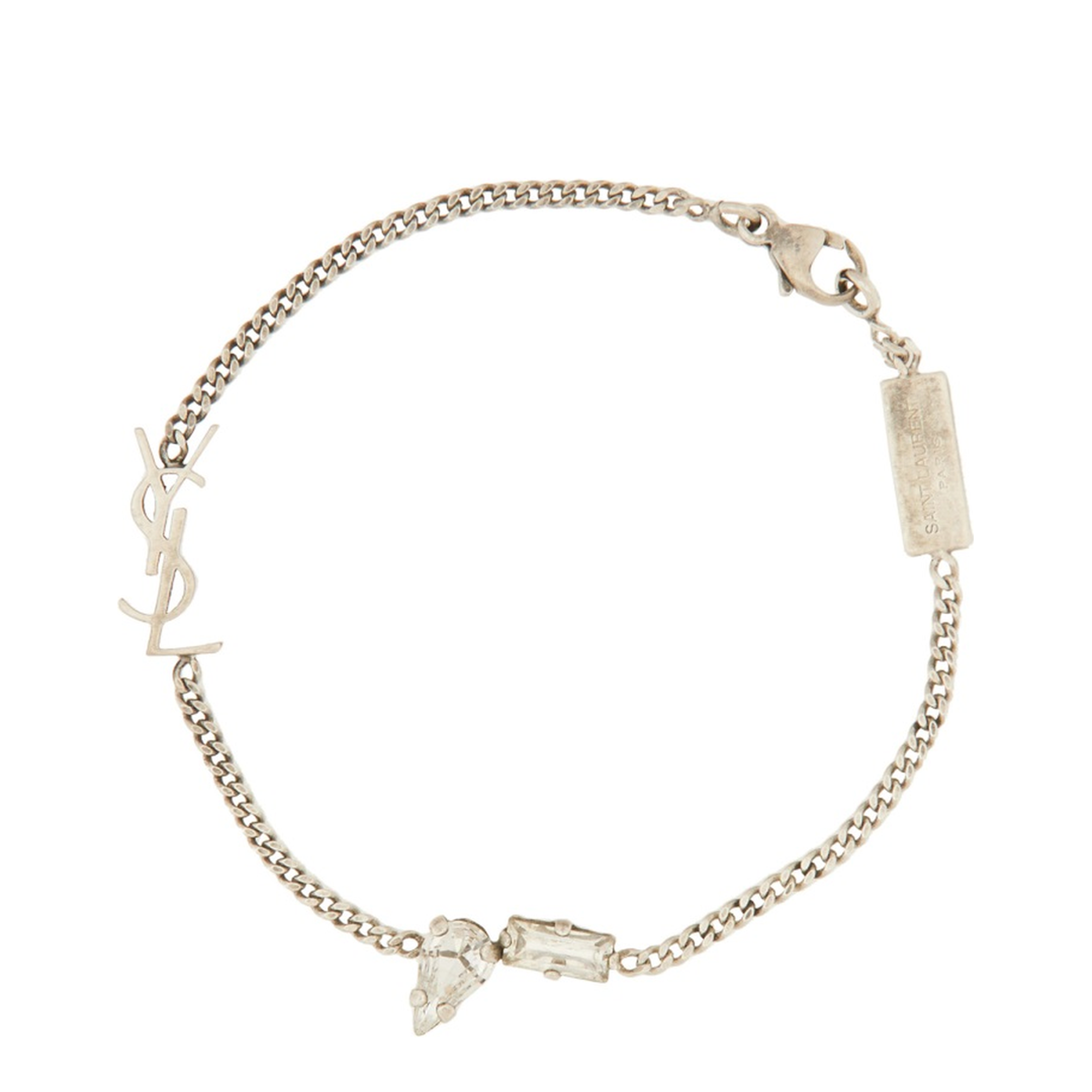 CASSANDRE Charm Bracelet in Metal and Rhinestone - Image 3