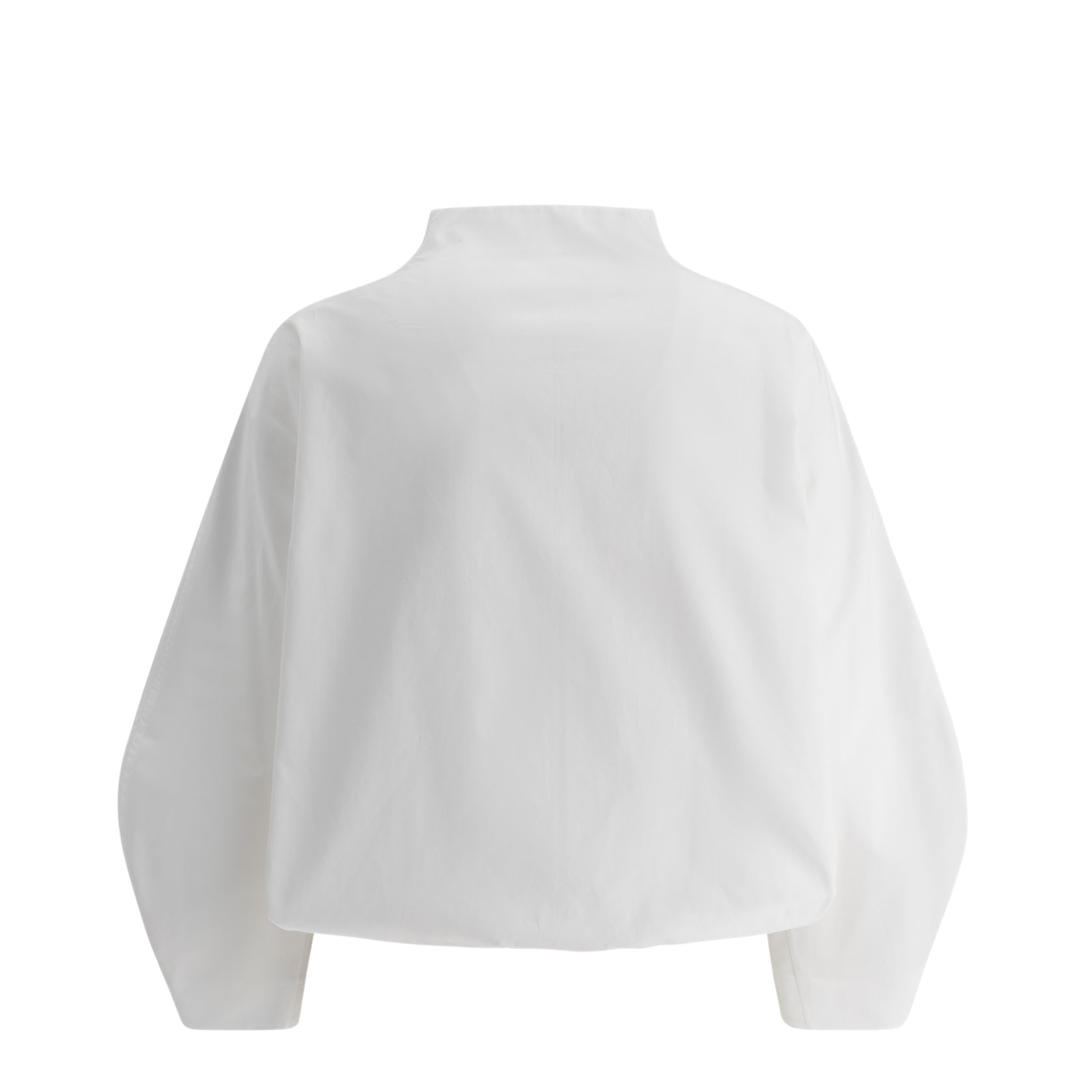 Cropped Poplin Shirt - Image 2