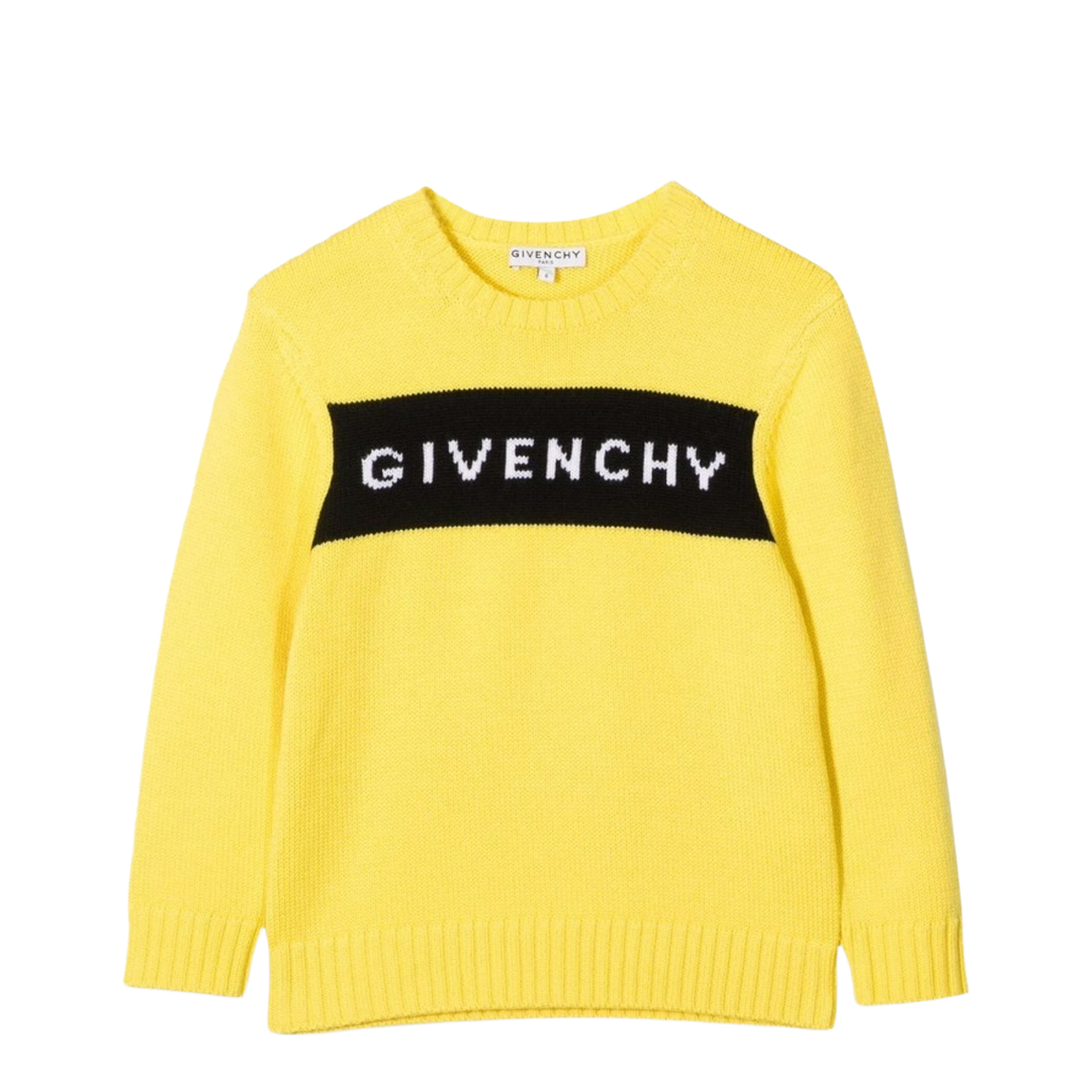 Knitted Jumper Jacquard Logo - Image 1