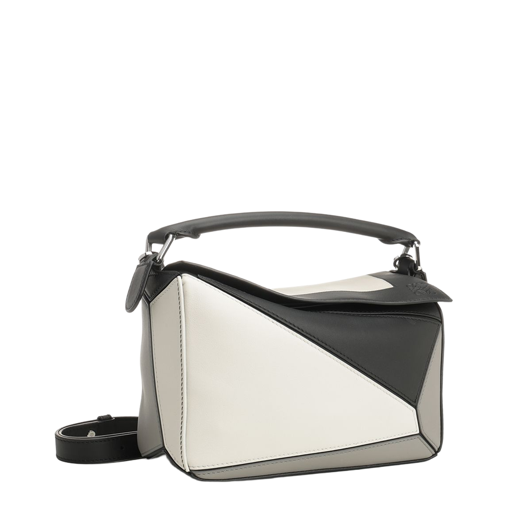 Small Puzzle Bag in Nappa Calfskin Multicolor - Image 2