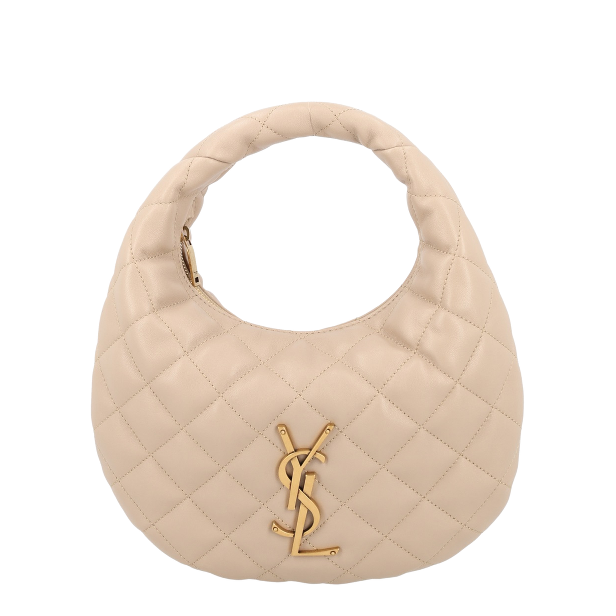 ICARINO in quilted nappa in Beige - Image 1
