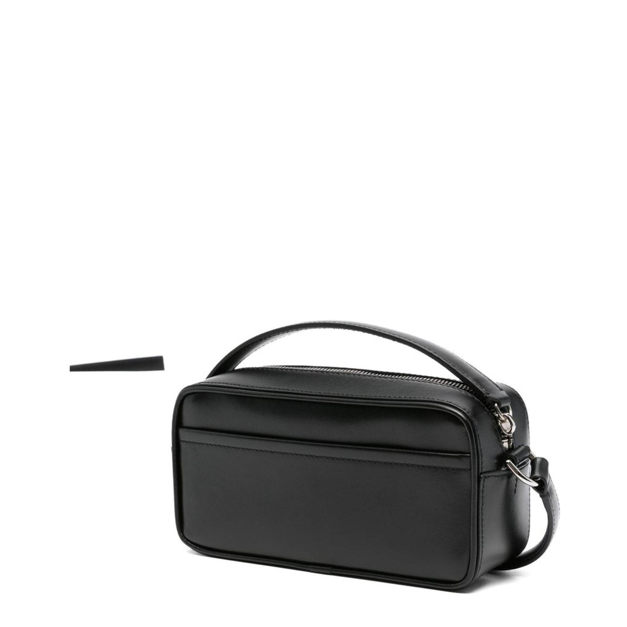 Le Baneto Leather Crossbody - Black - Image 5