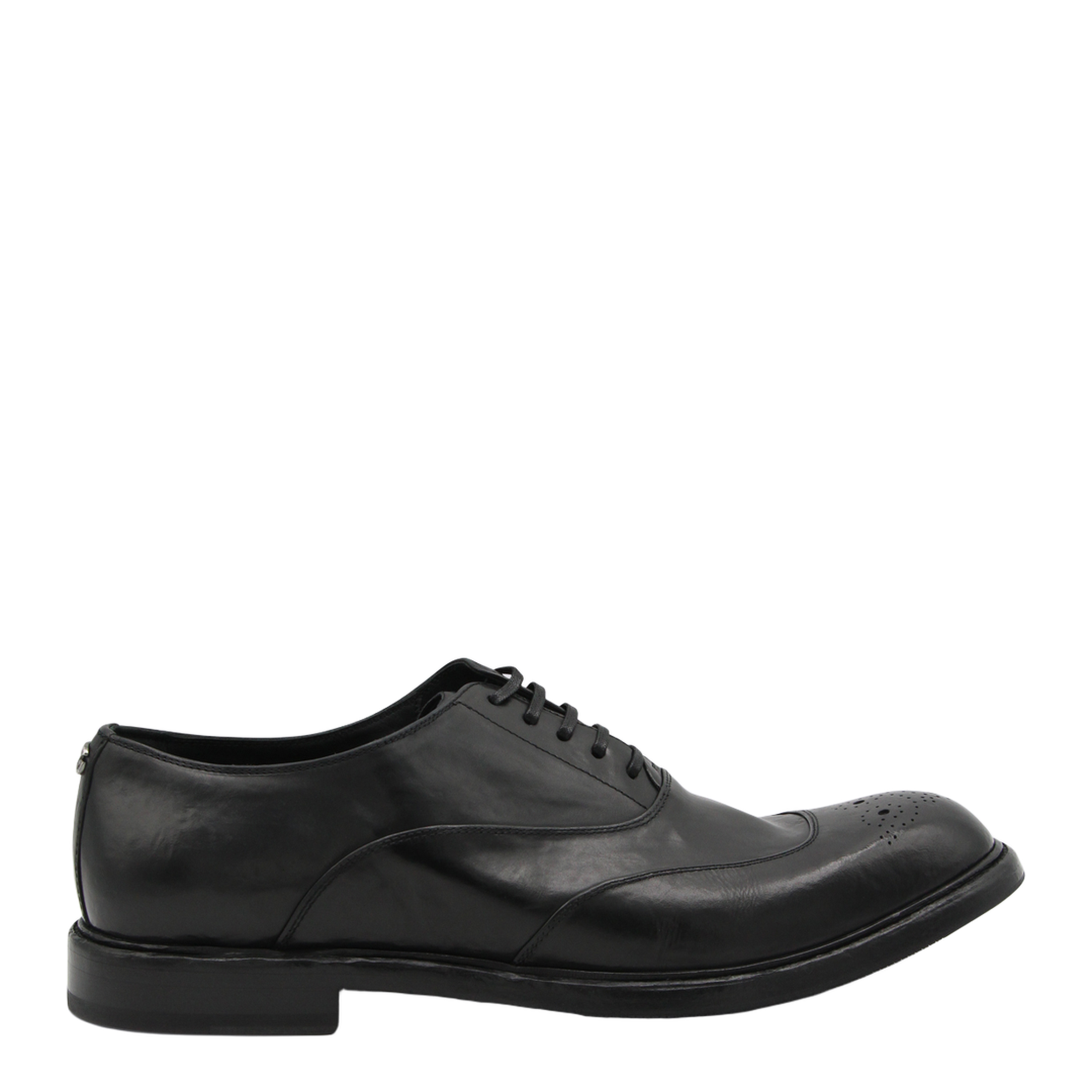 Washed Black Calfskin Lace-Up Shoe - Image 2