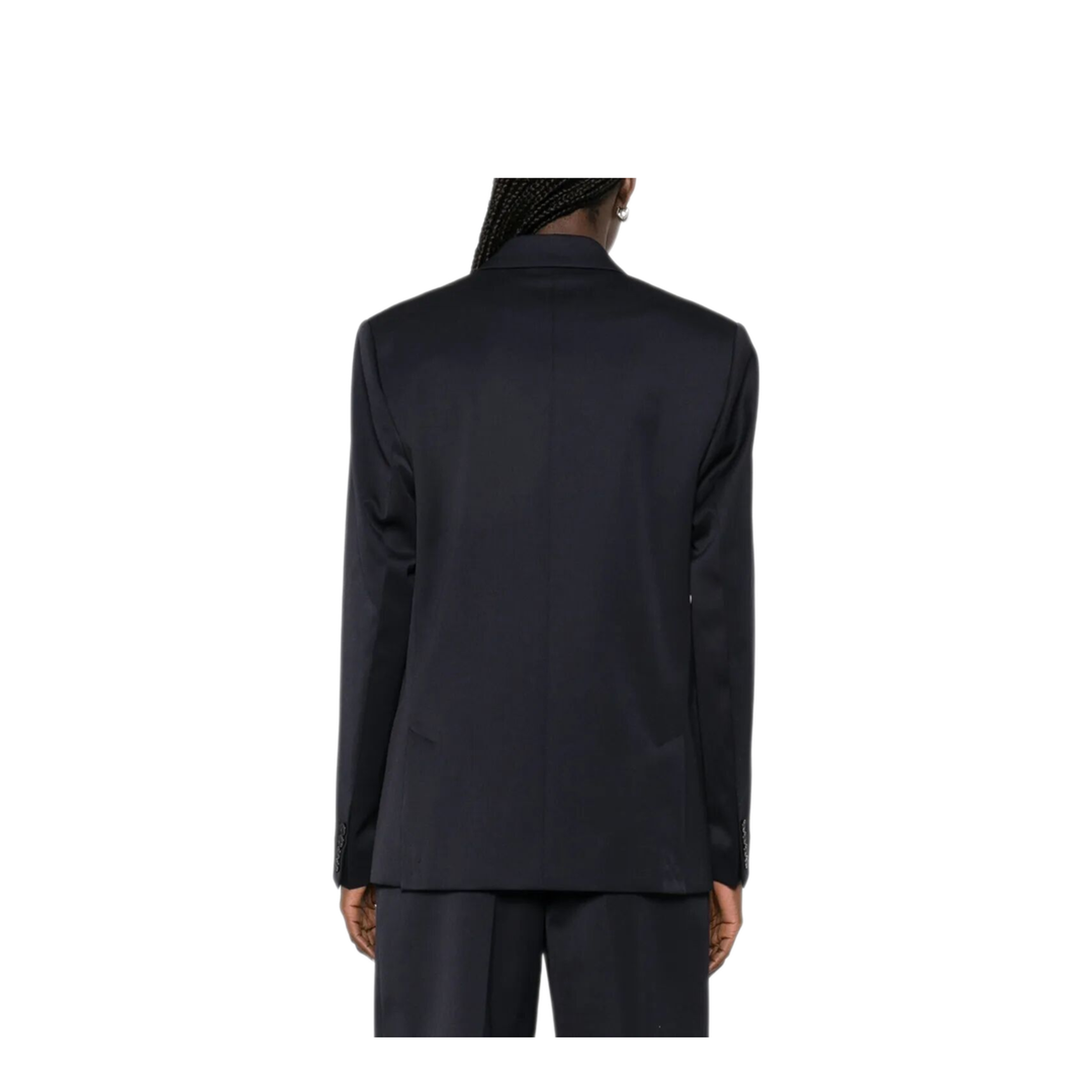 Double-Breasted Wool Tailored Jacket - Image 3