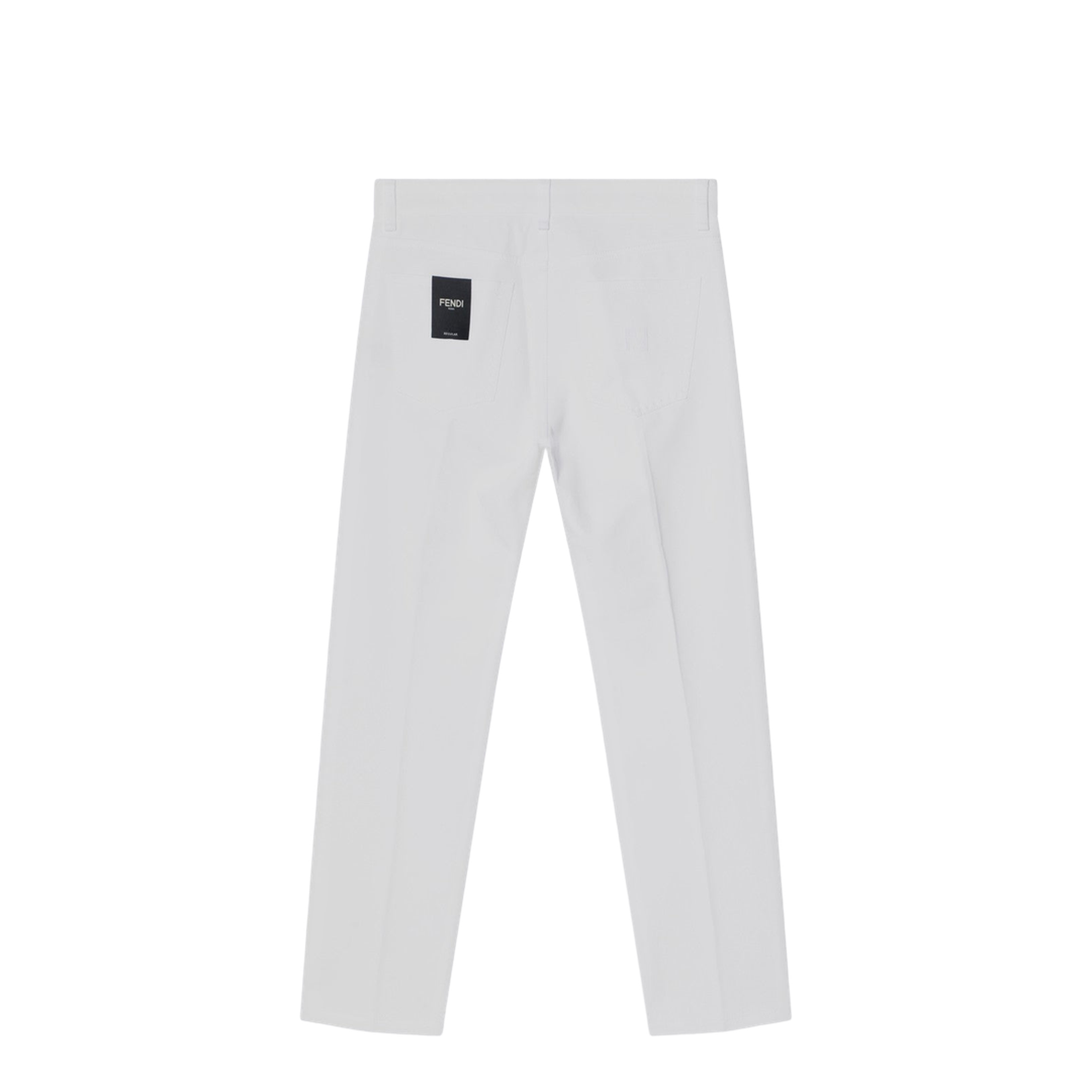 White Straight Jeans - Image 2