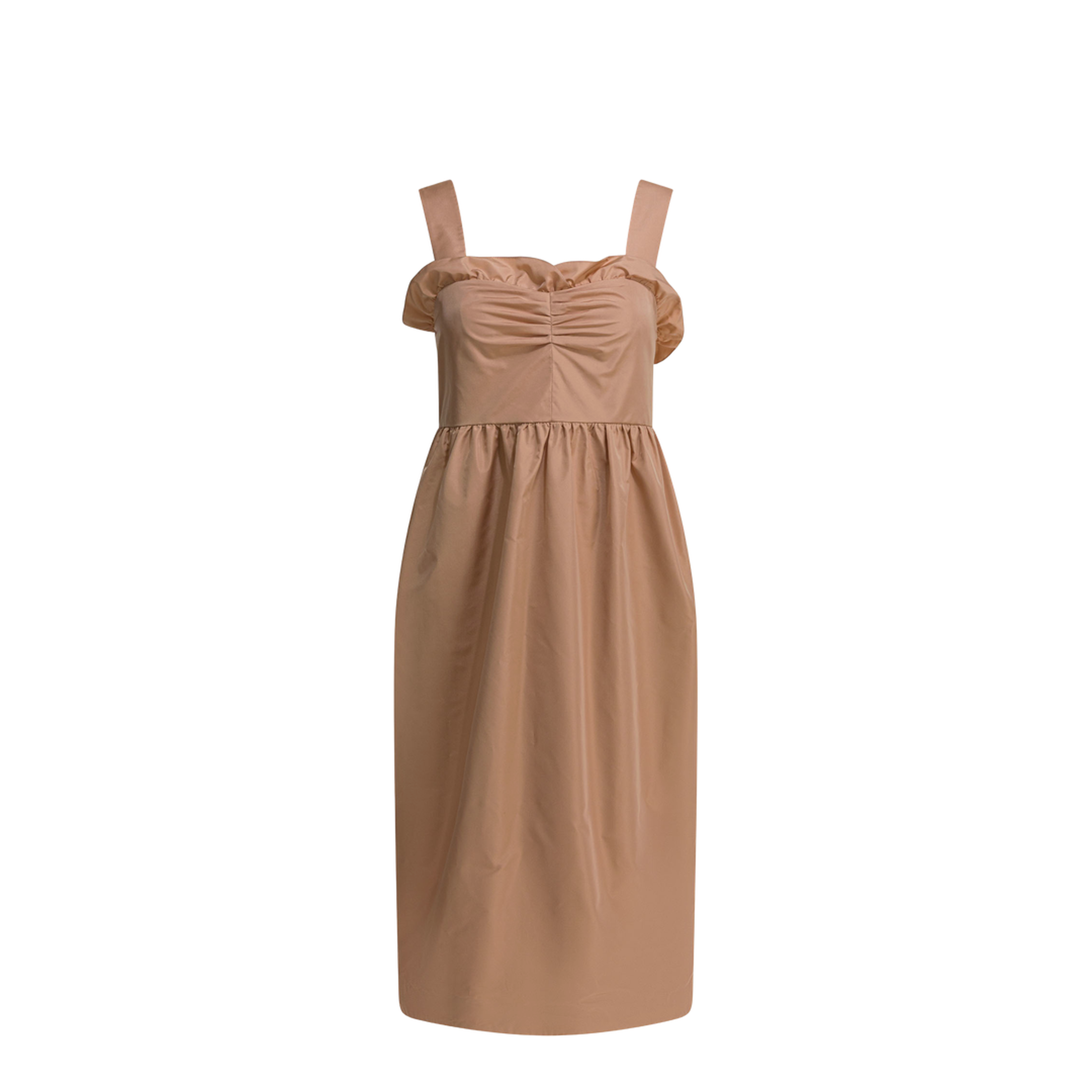 Balloon Dress In Silk Blend - Image 1