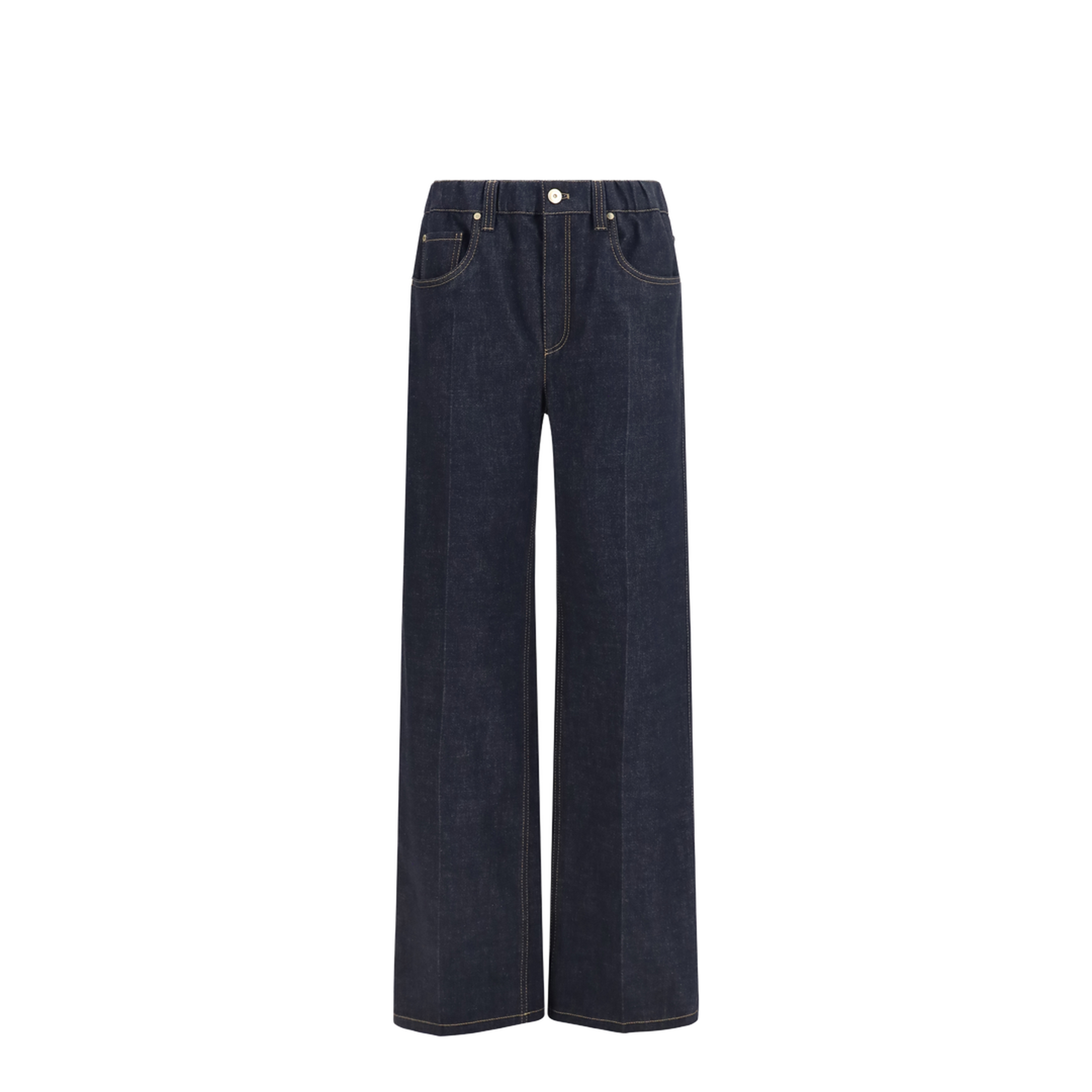 Palazzo Denim Pants - Image 1