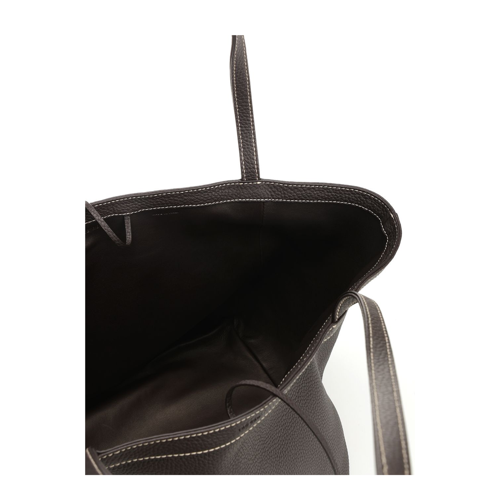 Park Tote Three Stitch Tote Bag Leather Brown - Image 4