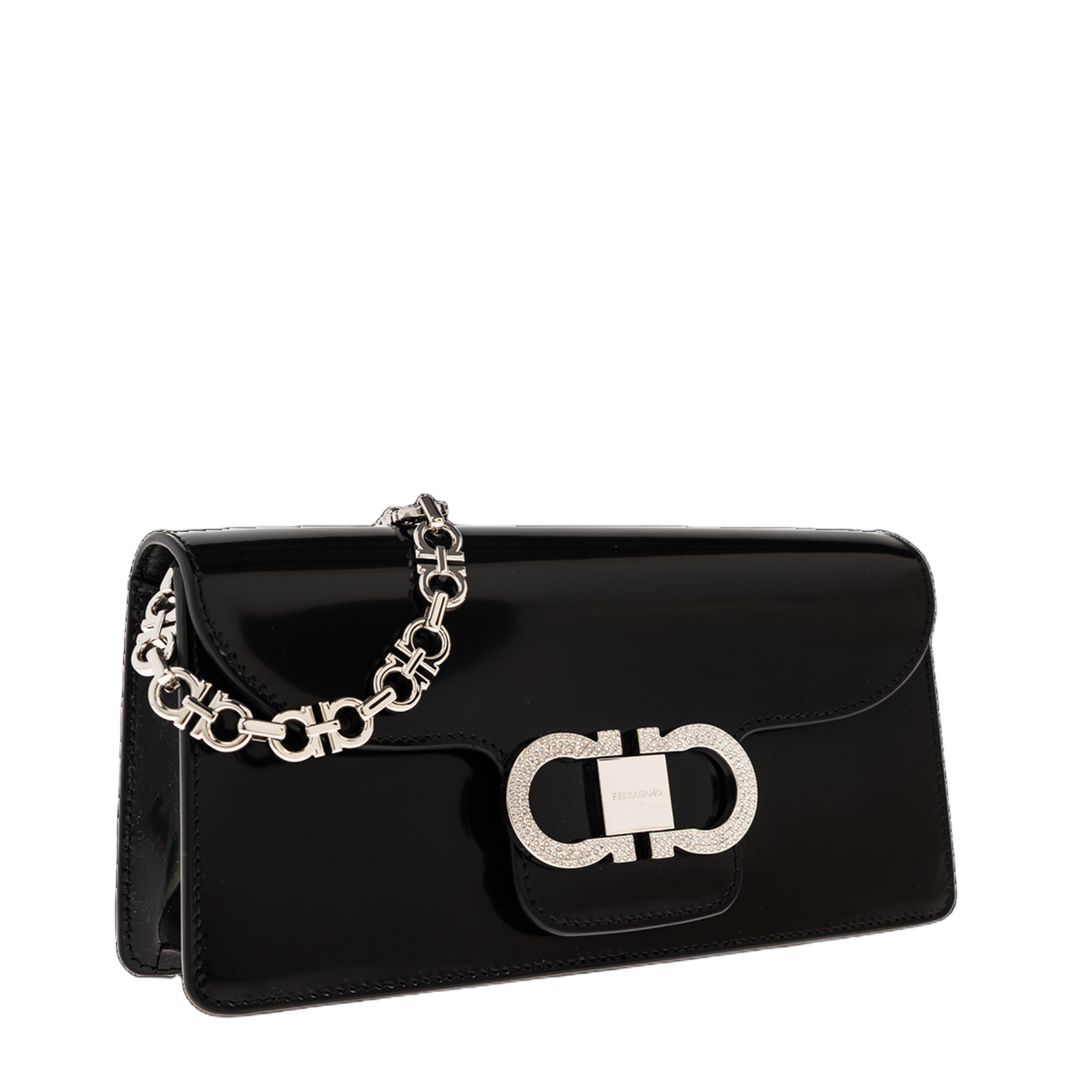 Double Gancini Mini Shoulder Bag - Image 4