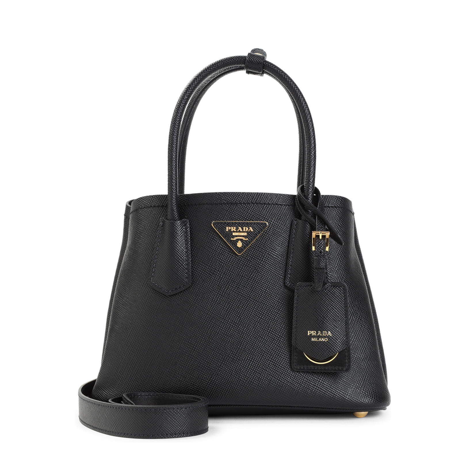 Black Leather Handbag - Image 2