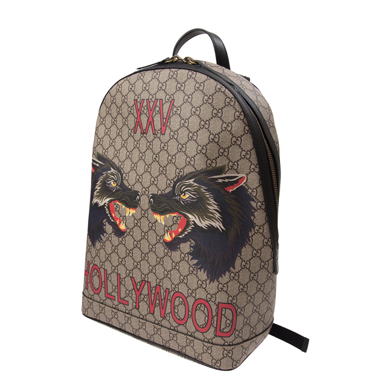 Ophidia Small Crossbody Bag in Beige and Ebony Supreme - Image 2