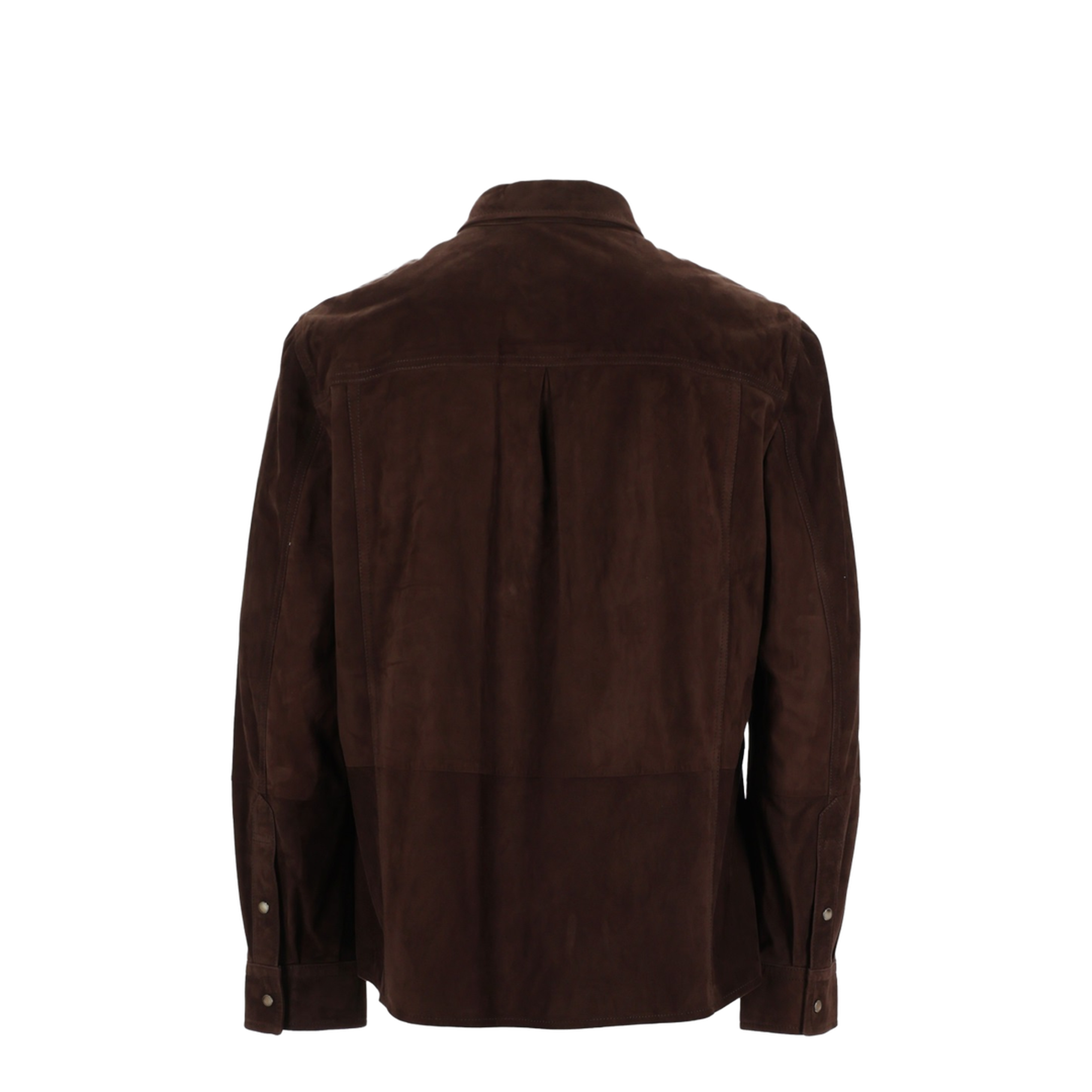 Brown Leather Shirt - Image 2