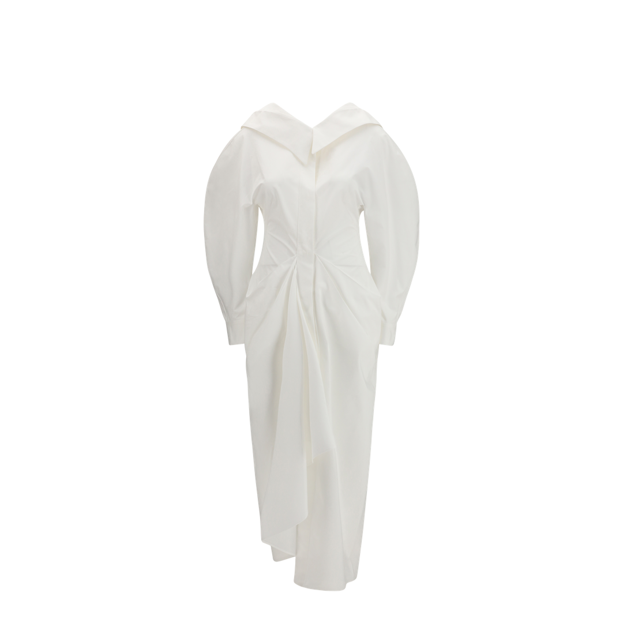 Long Cut-Out Chemisier Dress - Image 1