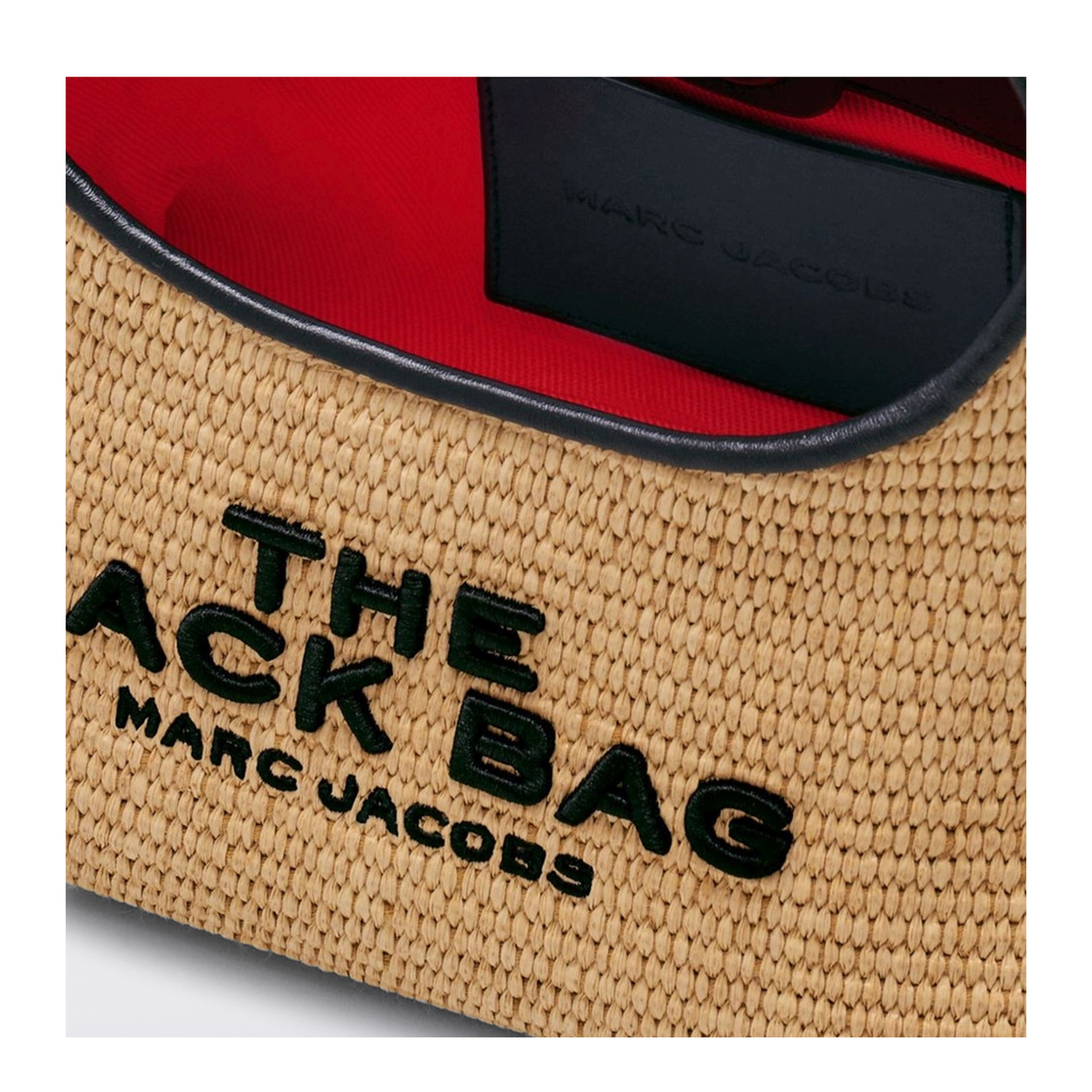 Woven Mini Sack Bag Natural - Image 2