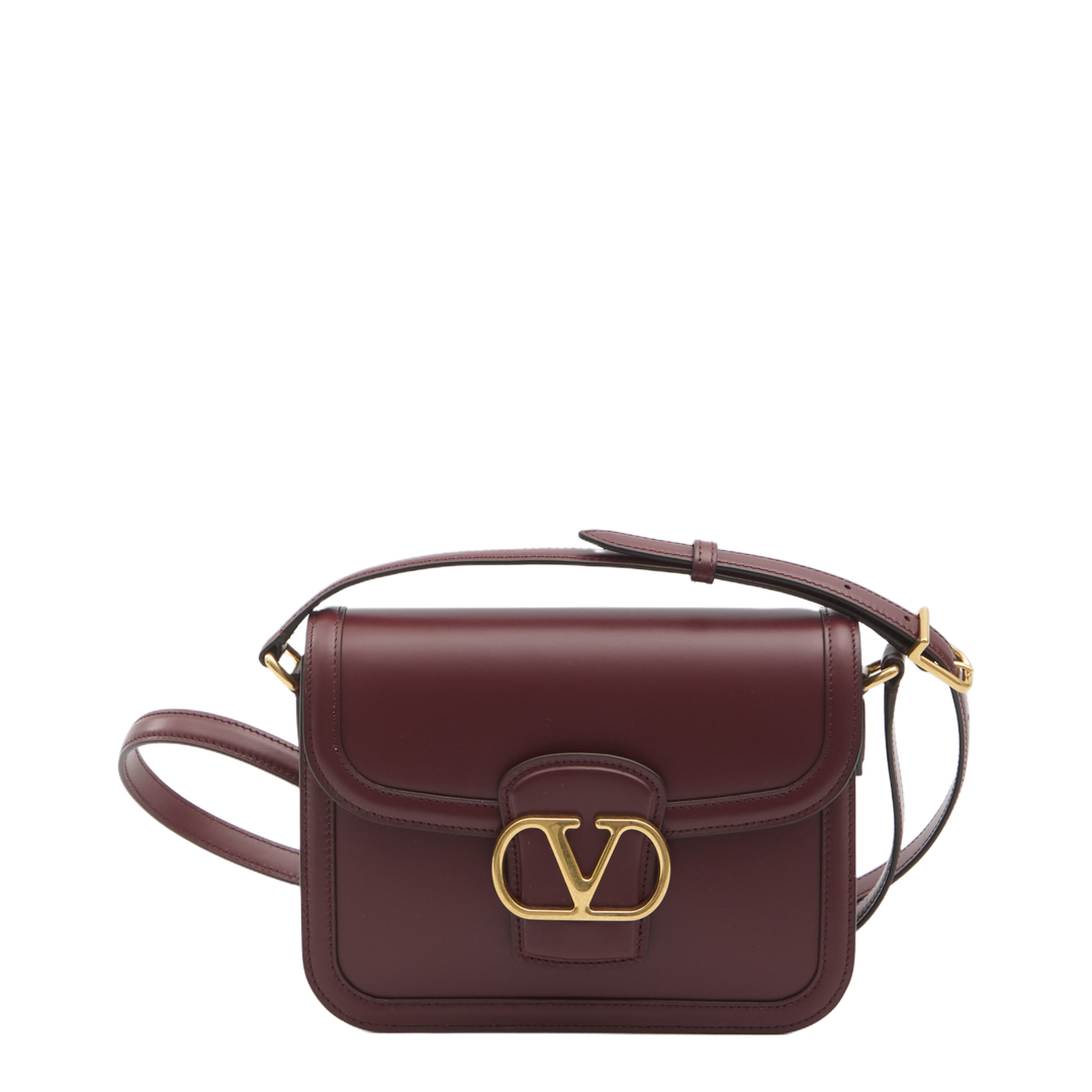 Calfskin Crossbody - Ruby-Bordeaux - Image 1