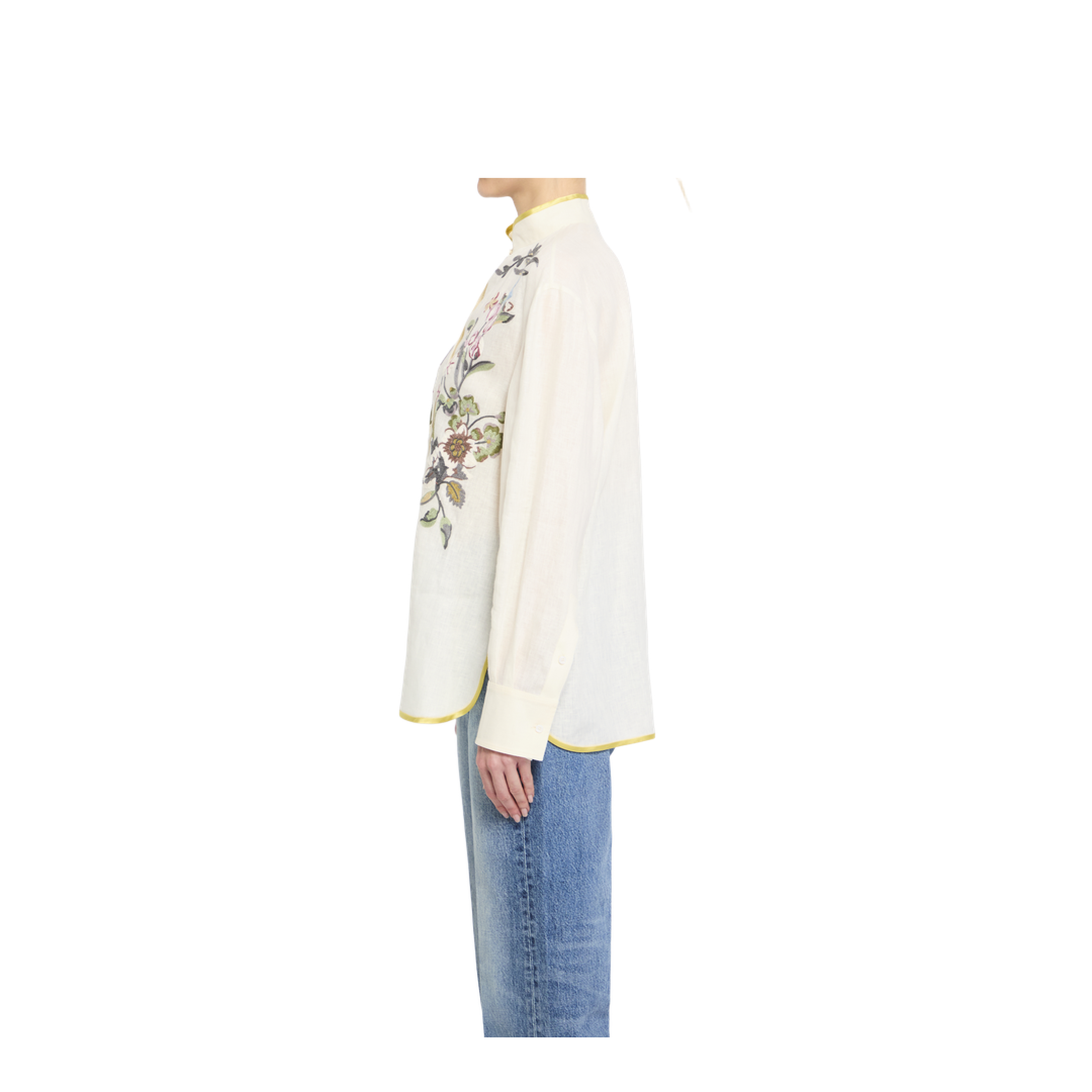 Linen Shirt with Embroidery - Image 3