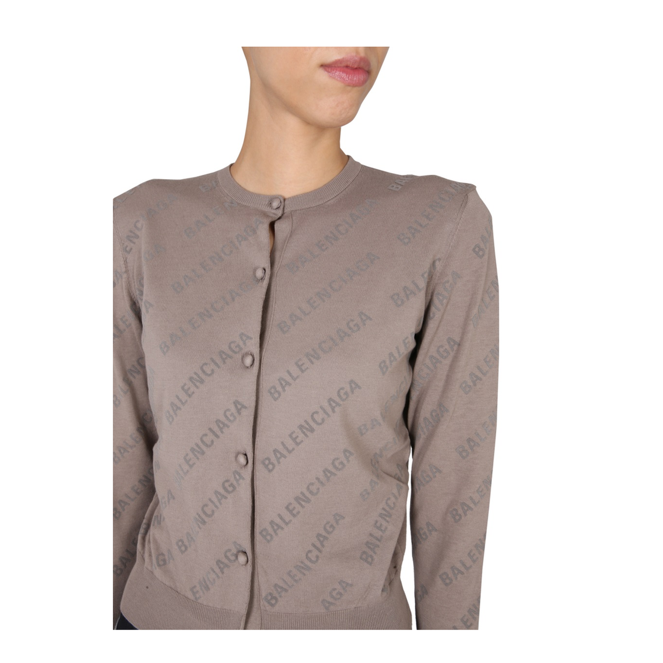 Logo Cotton Cardigan - Image 4