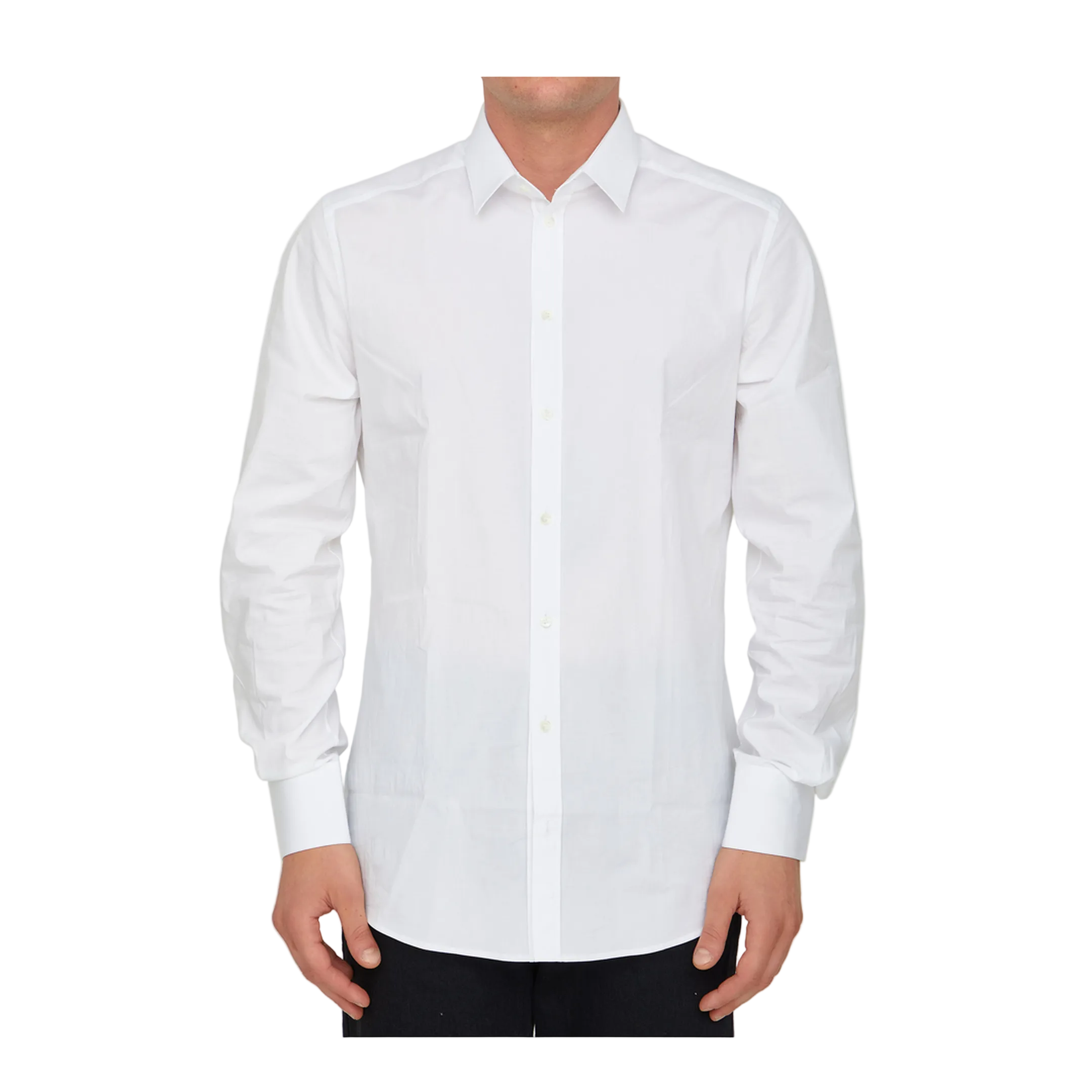 White Cotton Shirt - Image 1