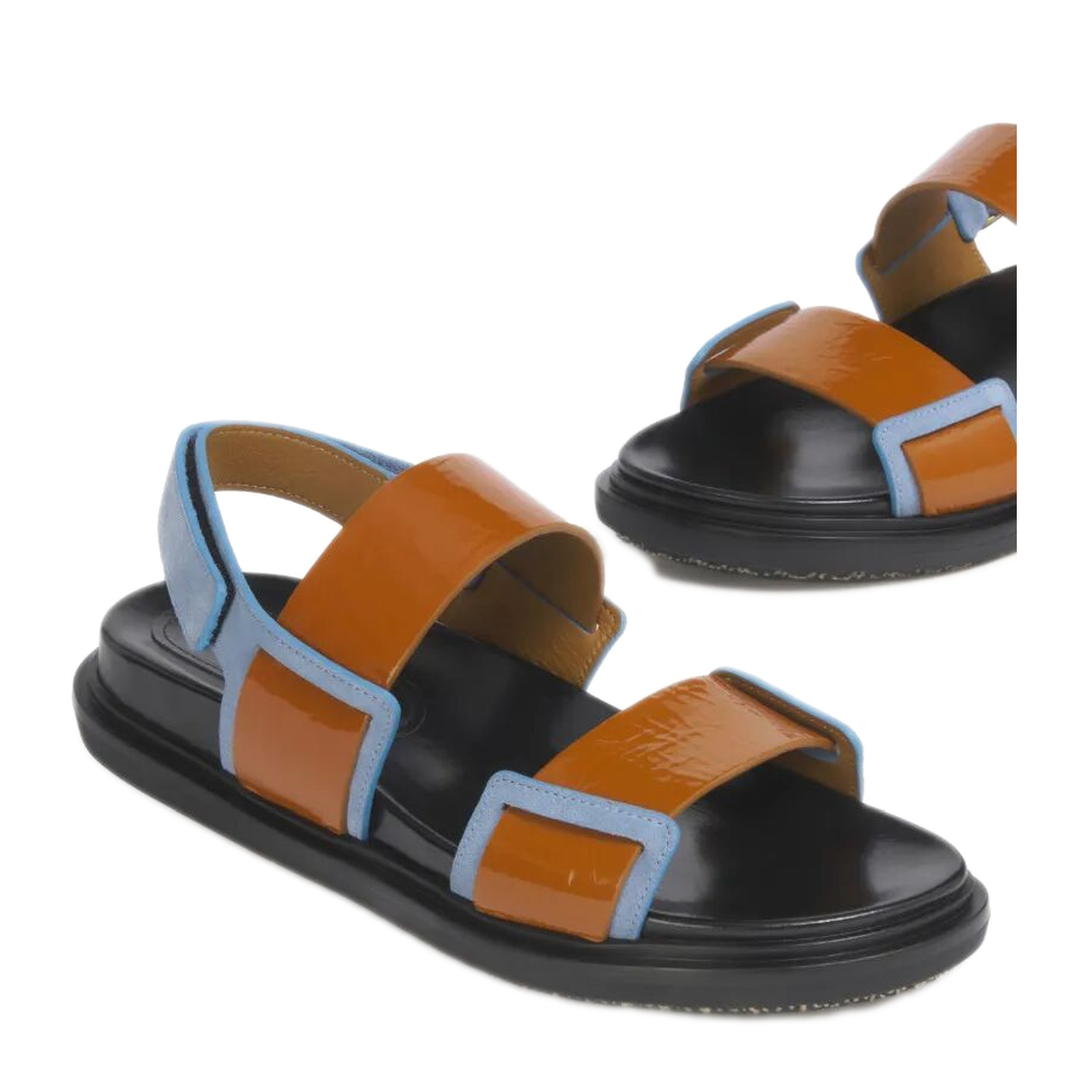 Fussbett Double-Strap Leather Sandals - Image 3