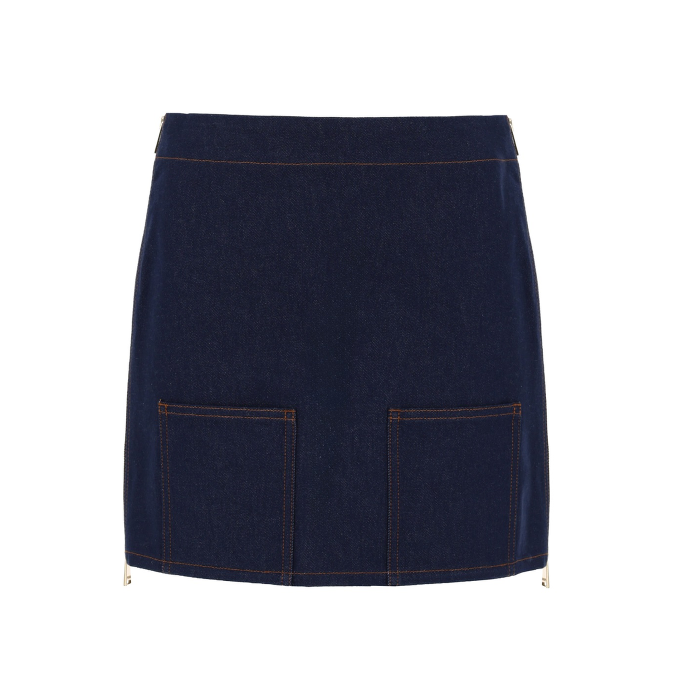 Navy Blue Mini Skirt - Image 1