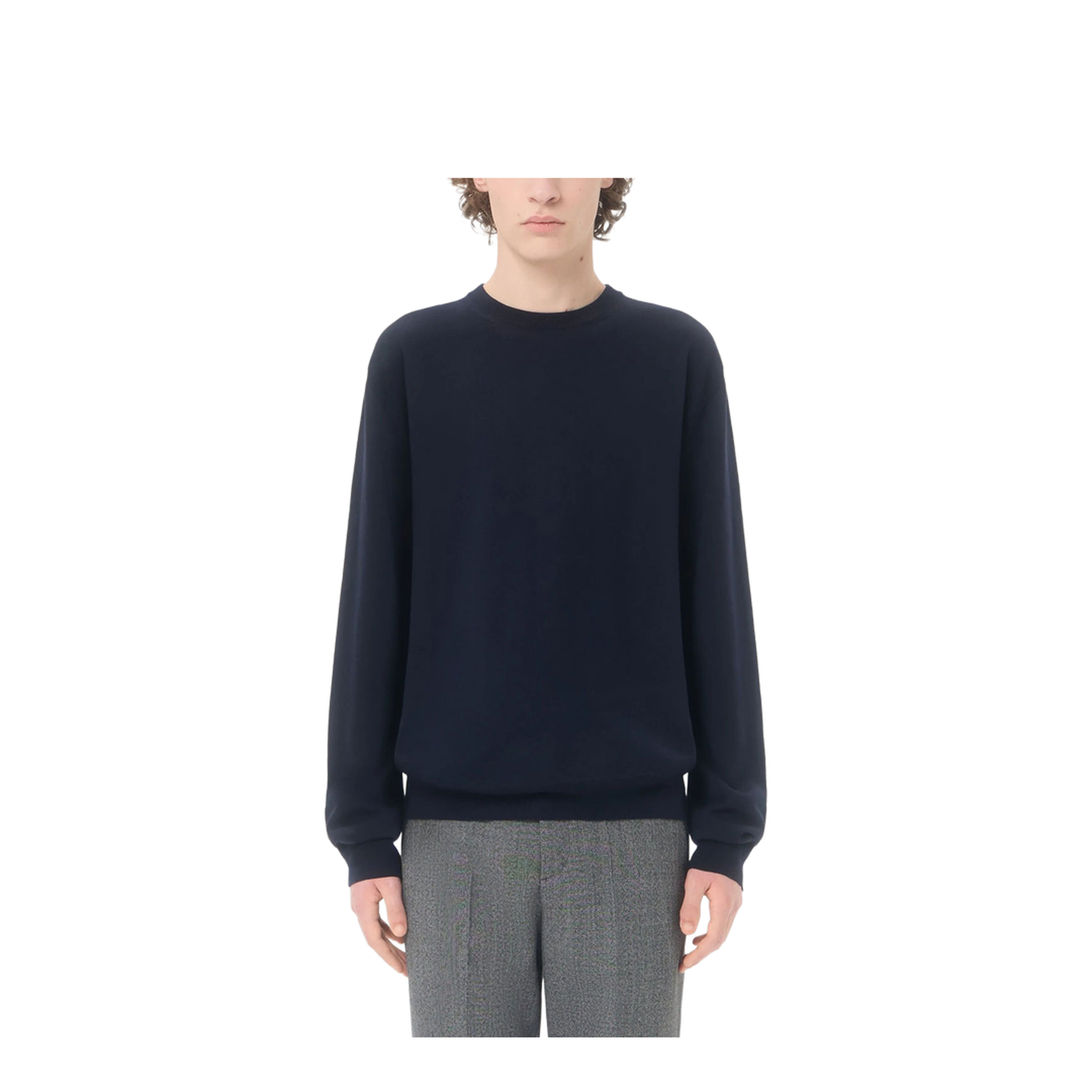 Wool Jumper with Vlogo Embroidery - Image 9