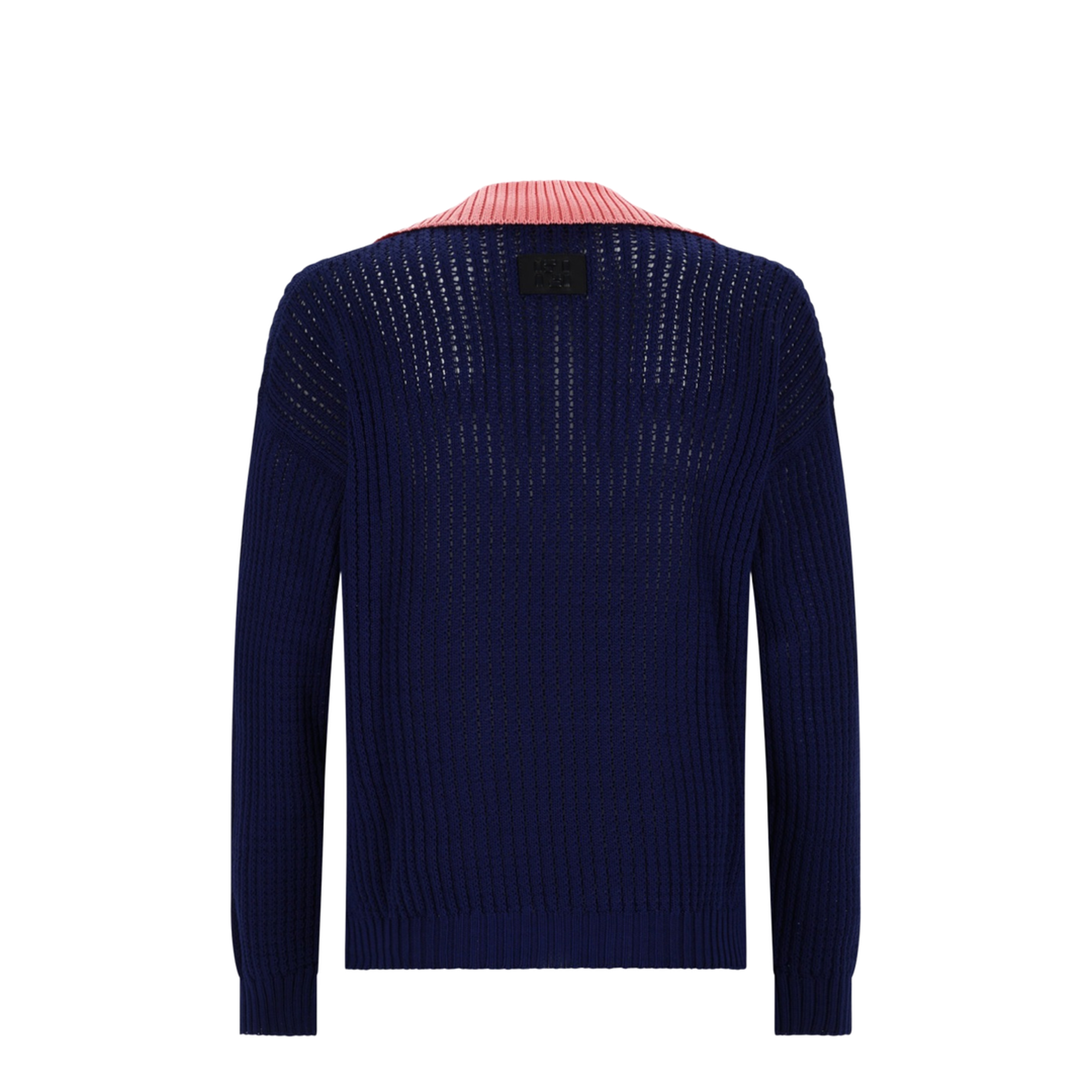 Blue And Pink Cotton Jumper - Image 3