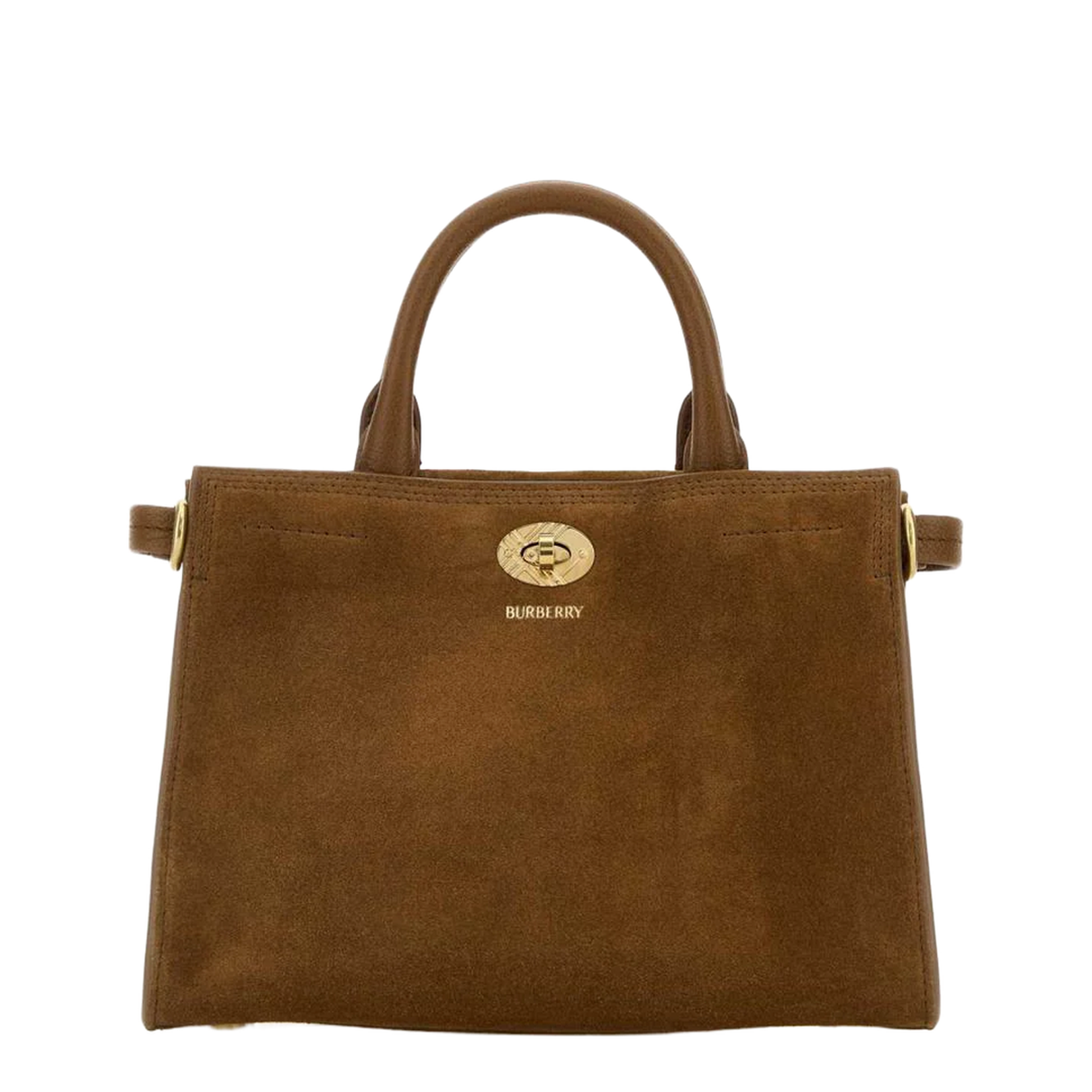 Mini Cotswolds Suede Tote - Hazel Brown - Image 1