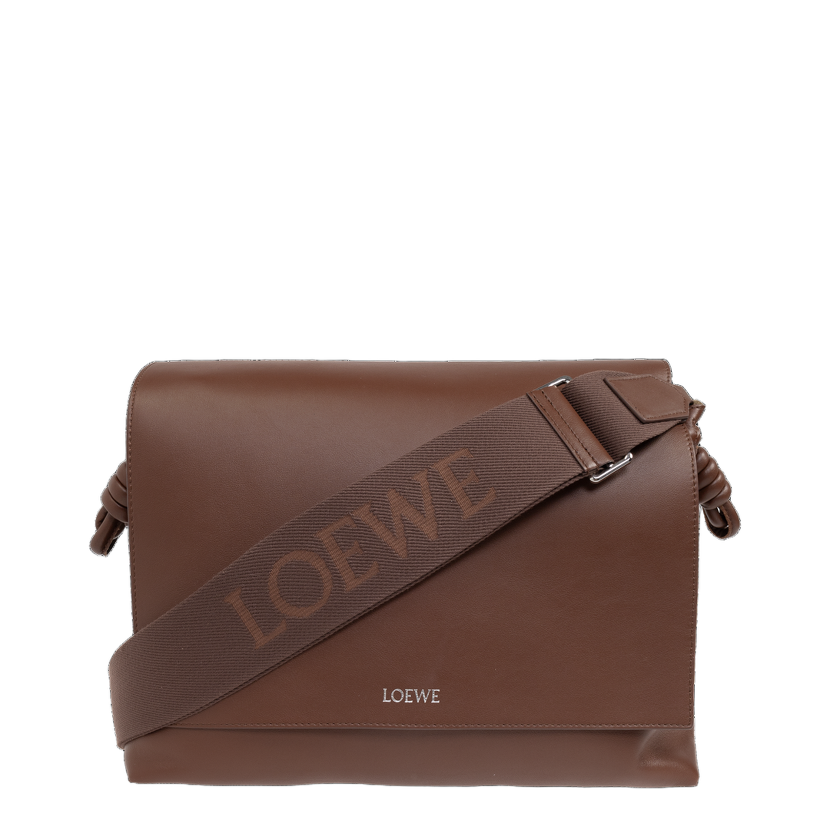 Flamenco Calfskin Shoulder Bag - Brown - Image 1