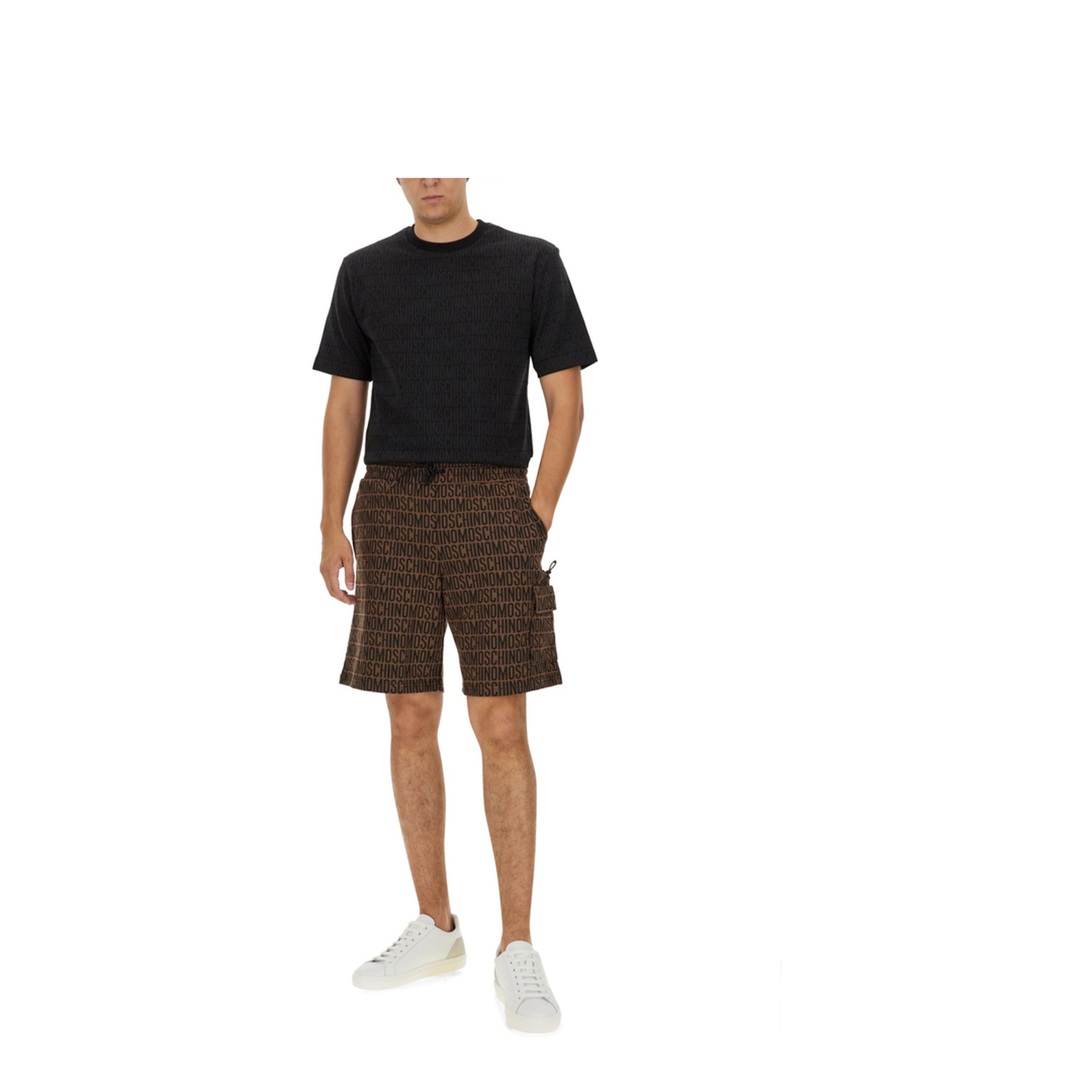 T-Shirt with All Over Logo - Image 2