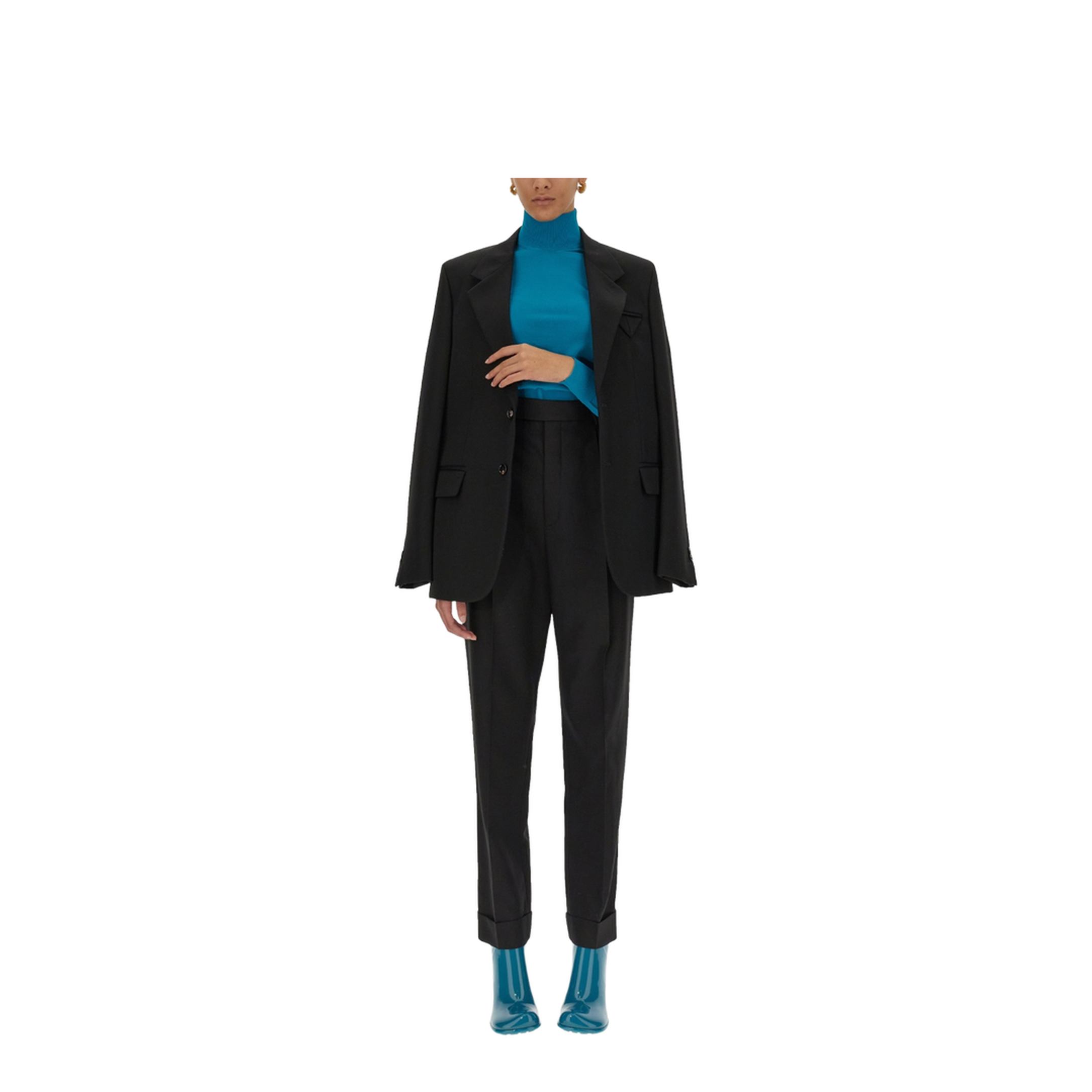 Single-Breasted Wool Jacket - Image 2