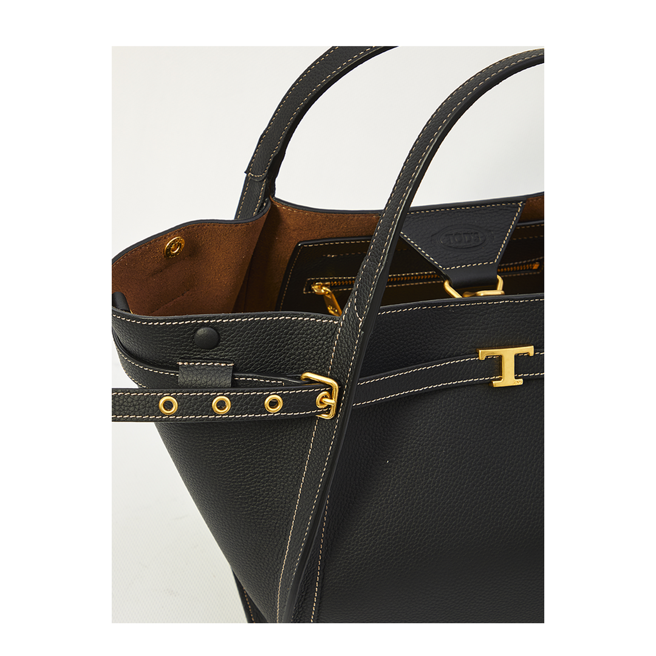 Shopping Bag in Leather Small - Image 4