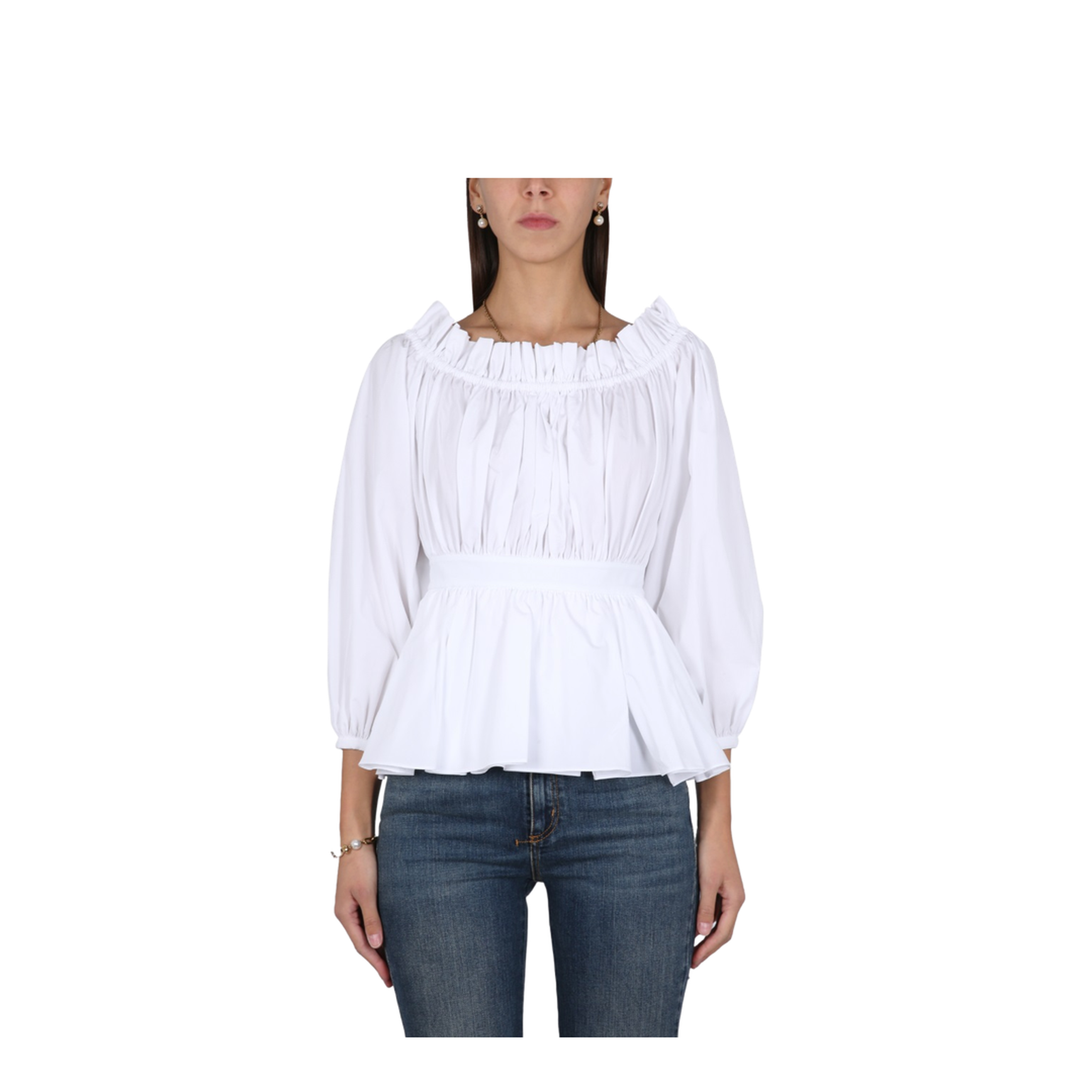 Cotton Poplin Top - Image 1