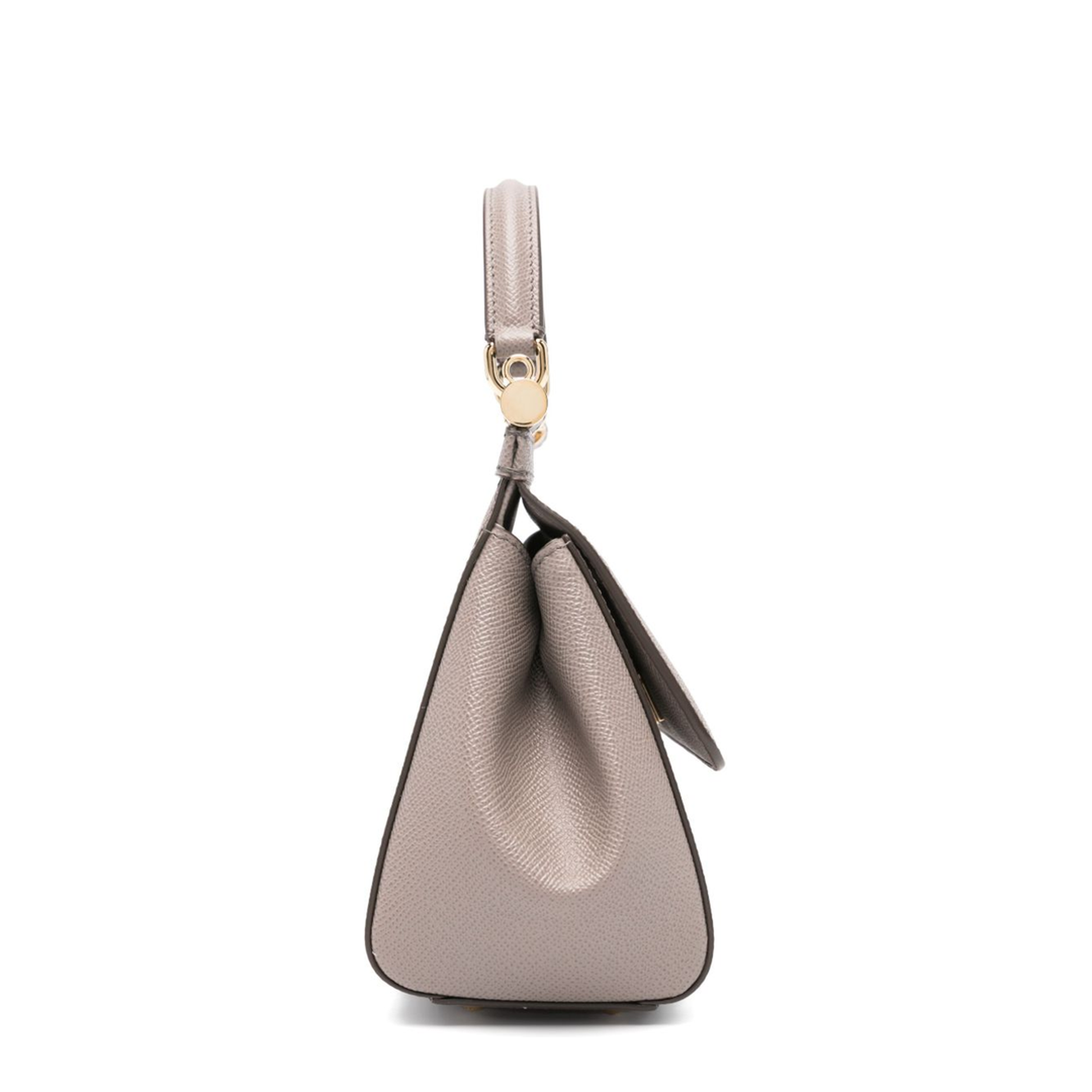 Sicily Medium Calfskin Handbag - Fango - Image 2