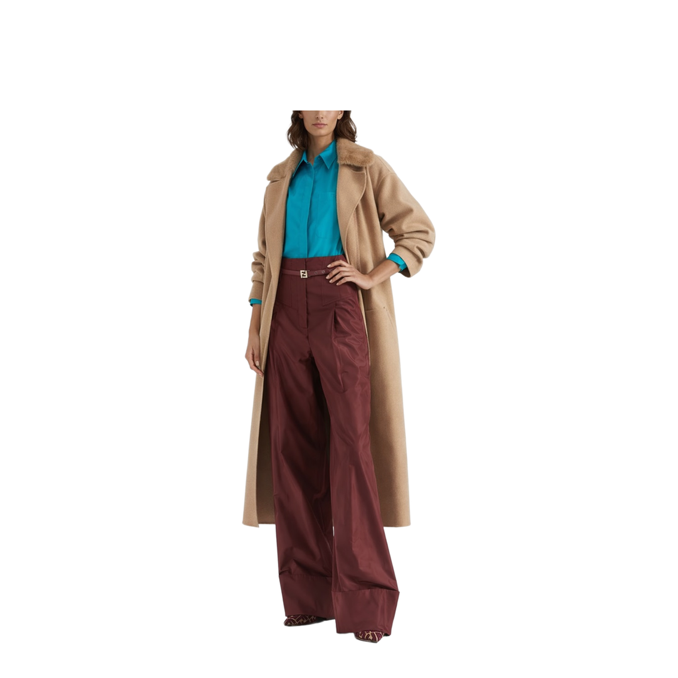 Trousers Silk Red - Image 2