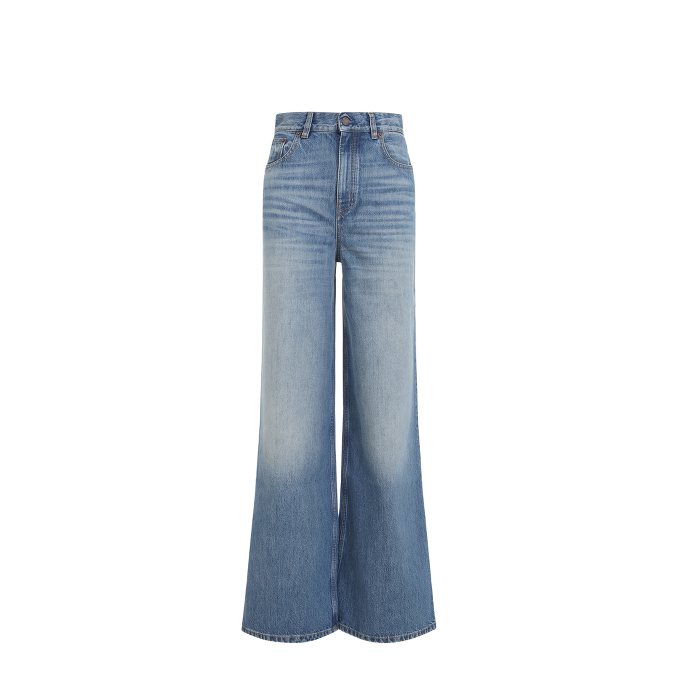 High-Rise Wide-Leg Jeans - Image 1