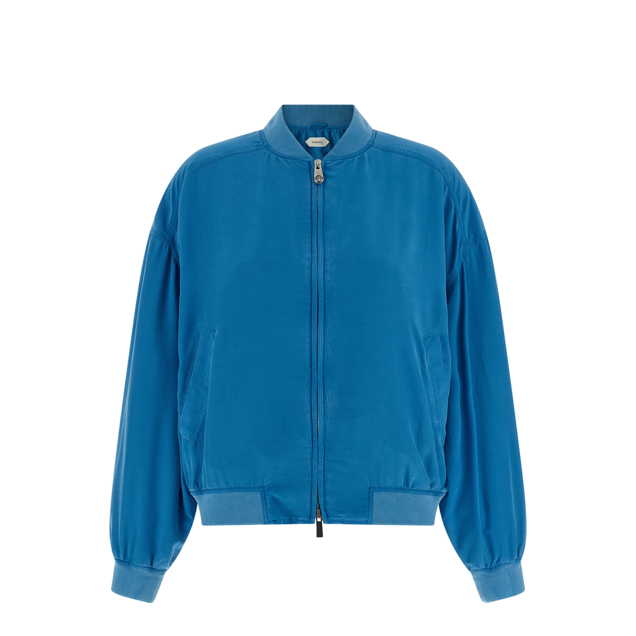 Silk Poplin Blouson - Image 1