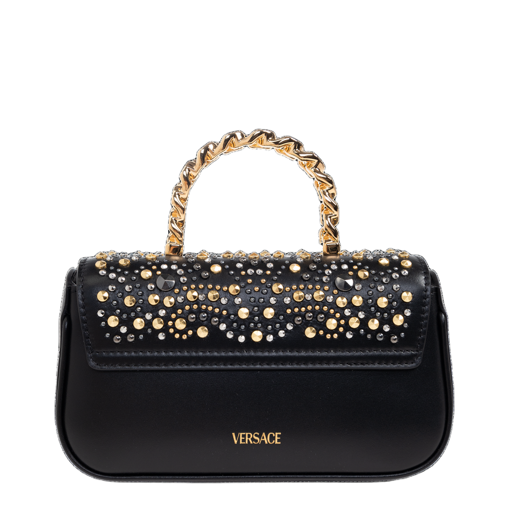 La Medusa Mini Handle Bag Black - Image 3